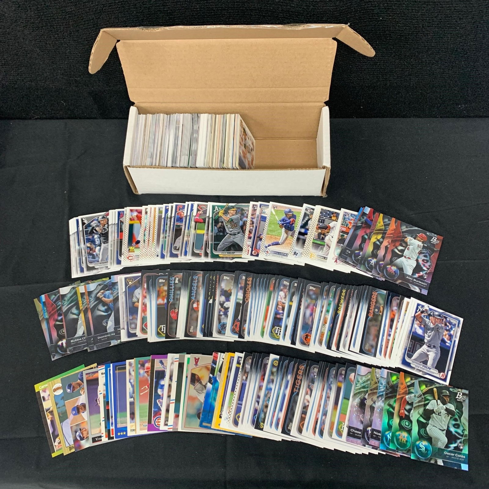 Large box of Modern Baseball Cards (1 of 4)