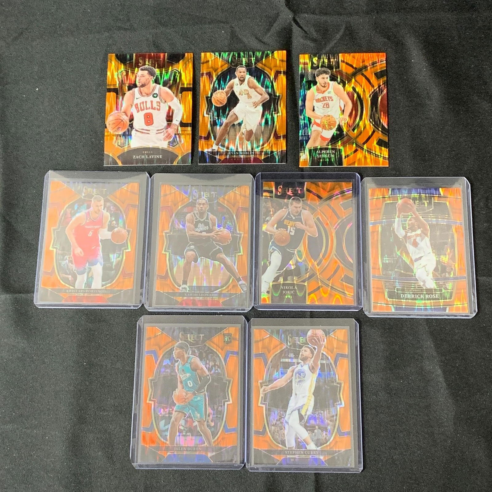 Orange Wave Basketball Cards (1 of 2)
