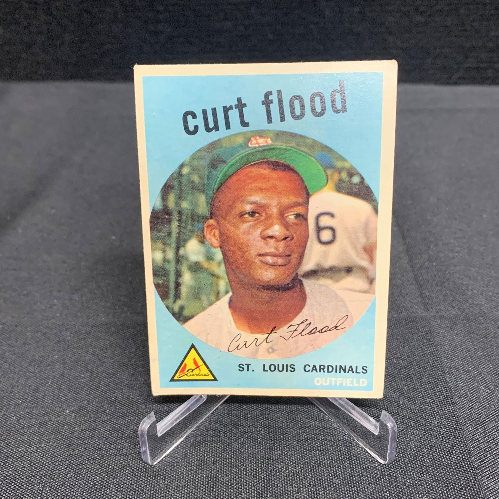 1959 Topps Curt Flood #353 Baseball Card (1 of 2)