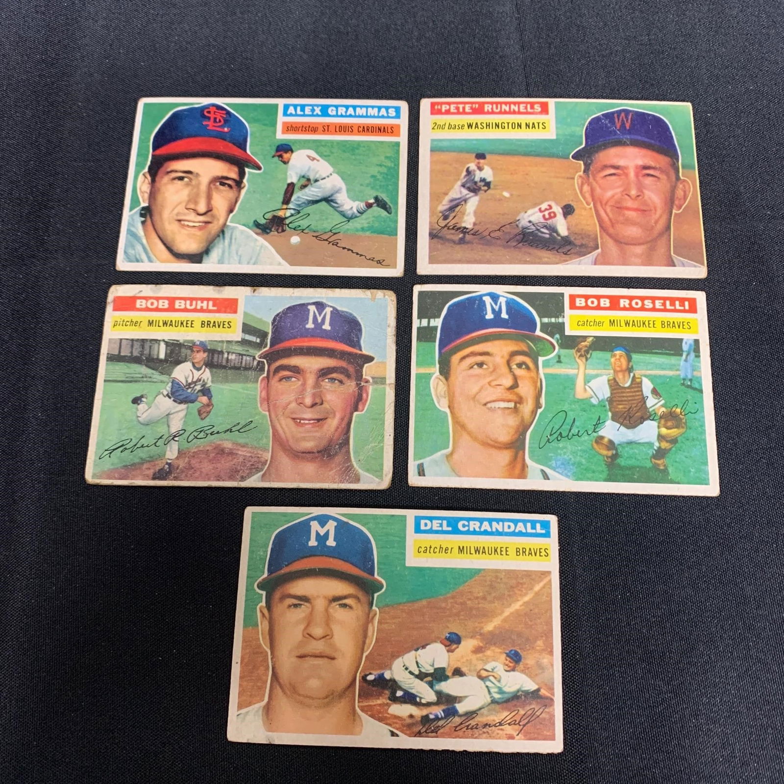 1956 Topps Baseball Cards (1 of 2)