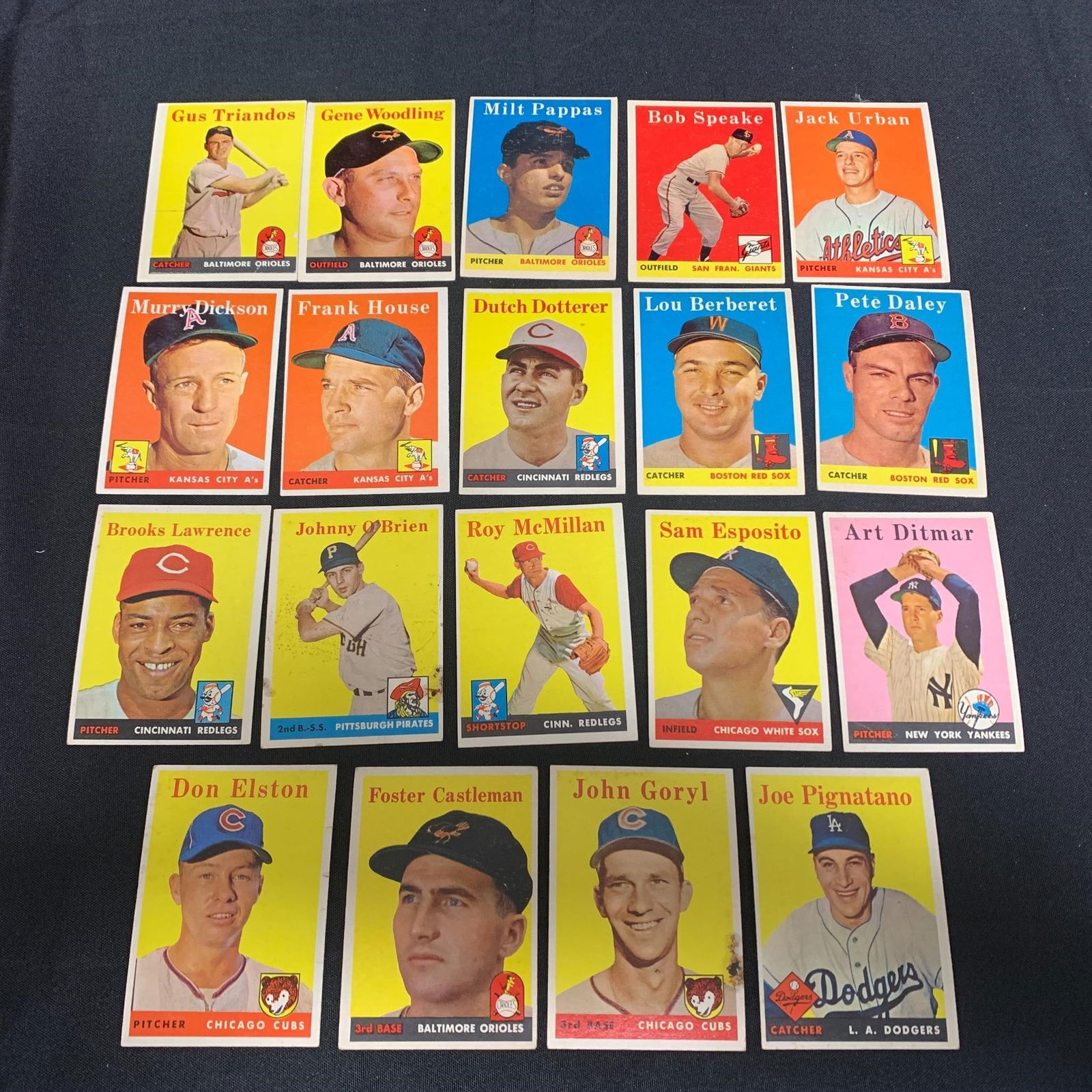 1958 Topps Baseball Card lot (1 of 2)