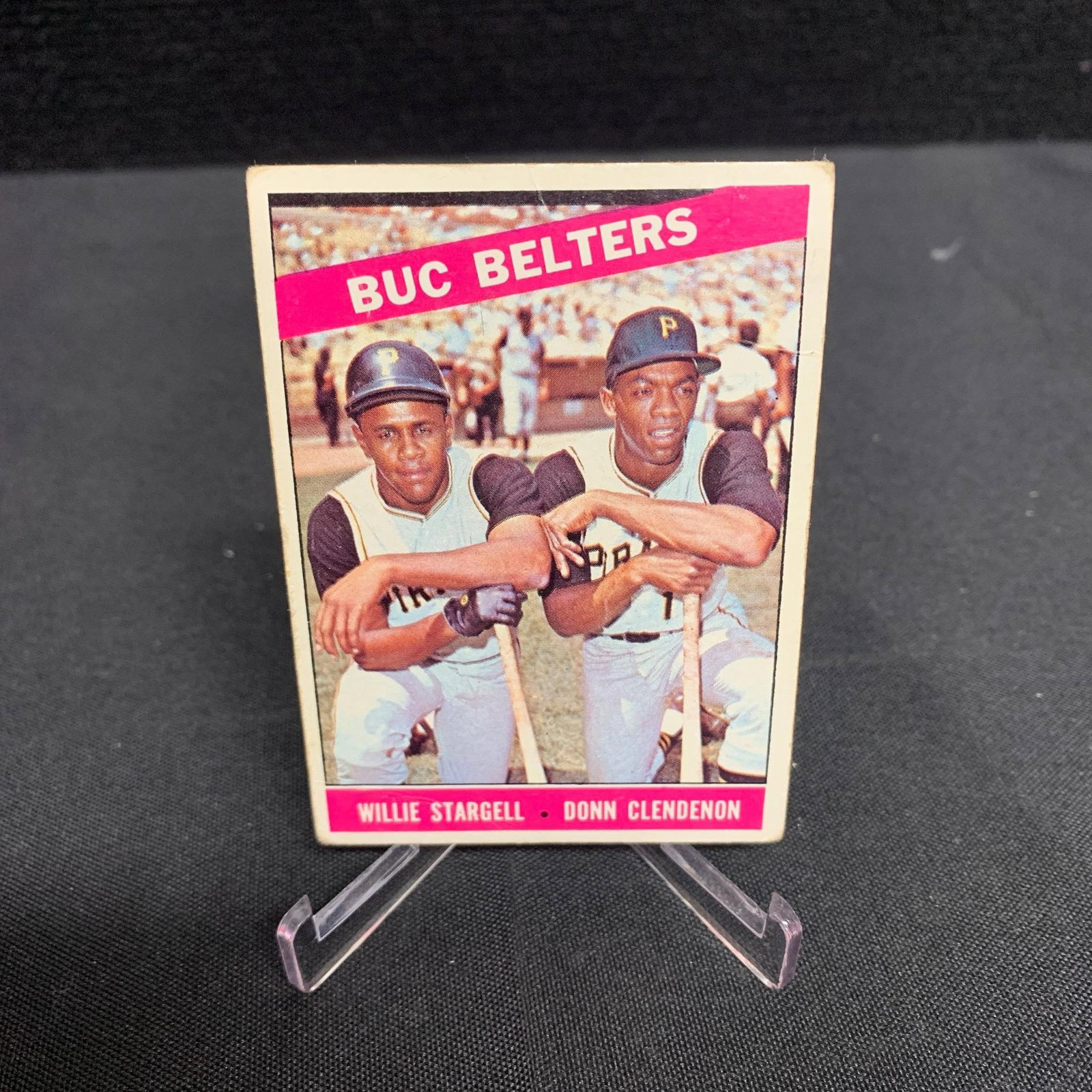 Willie Stagell, Donn Clendenon 1966 Topps: 1966 Topps Buc Belters #99 Topps Baseball Card. We are a veteran owned company. Please look at the pictures carefully to determine what you believe the condition of collectible is. We are currently ac