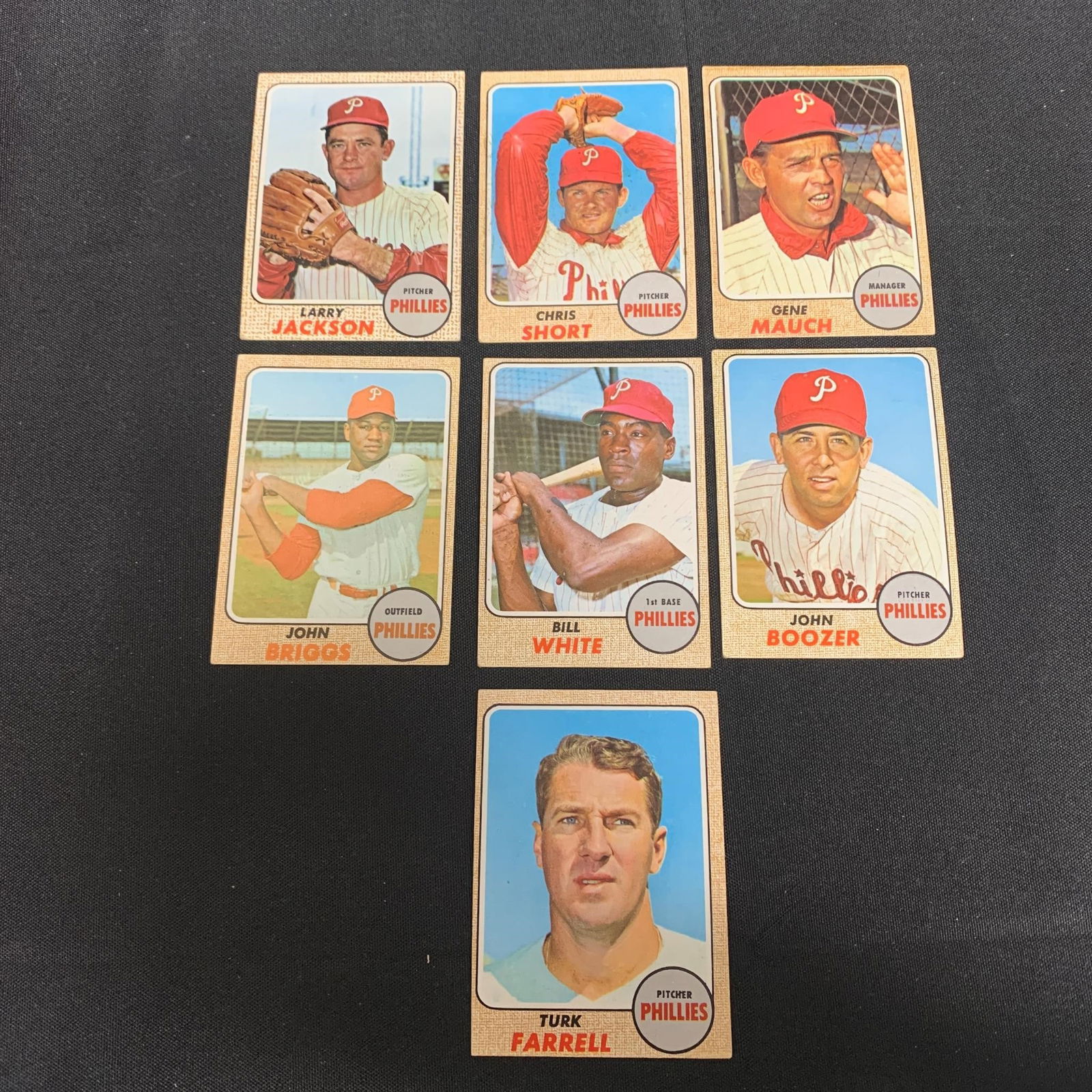 1968 Topps Baseball Cards, Phillies (1 of 2)