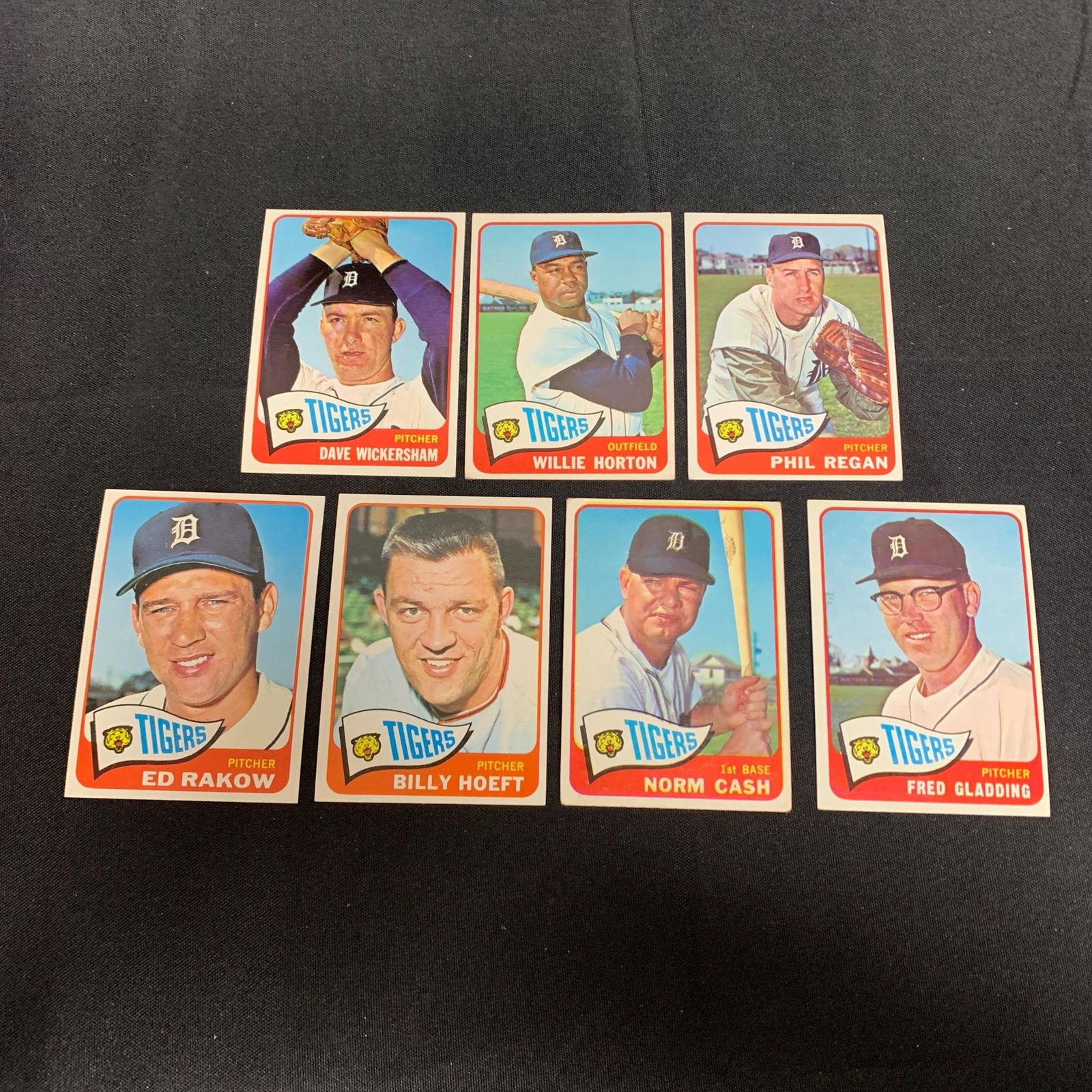 1965 Topps Baseball Cards, Tigers (1 of 2)