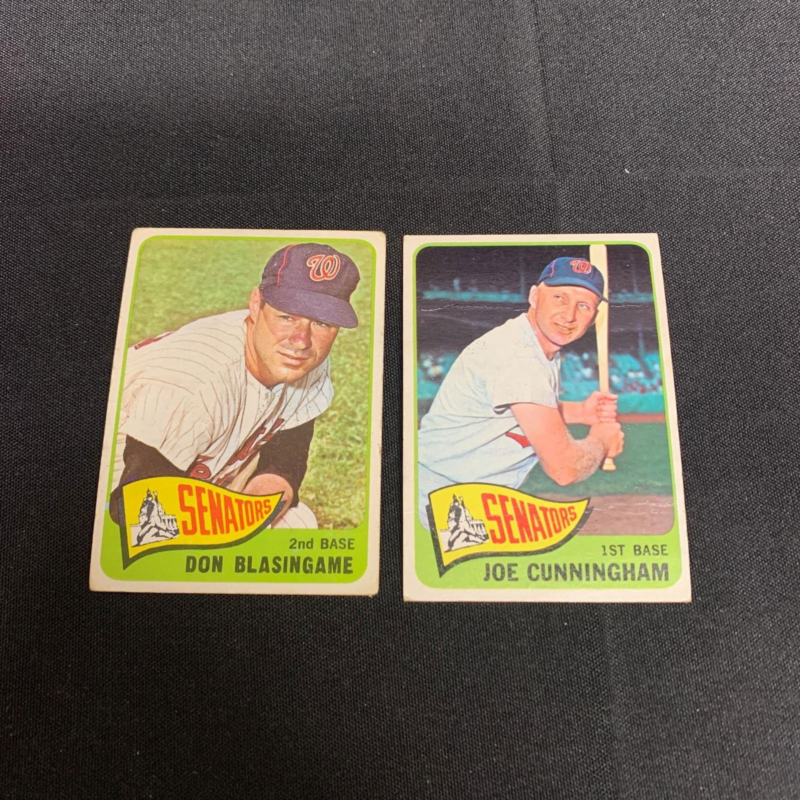 1965 Topps Baseball Cards, Senators (1 of 2)