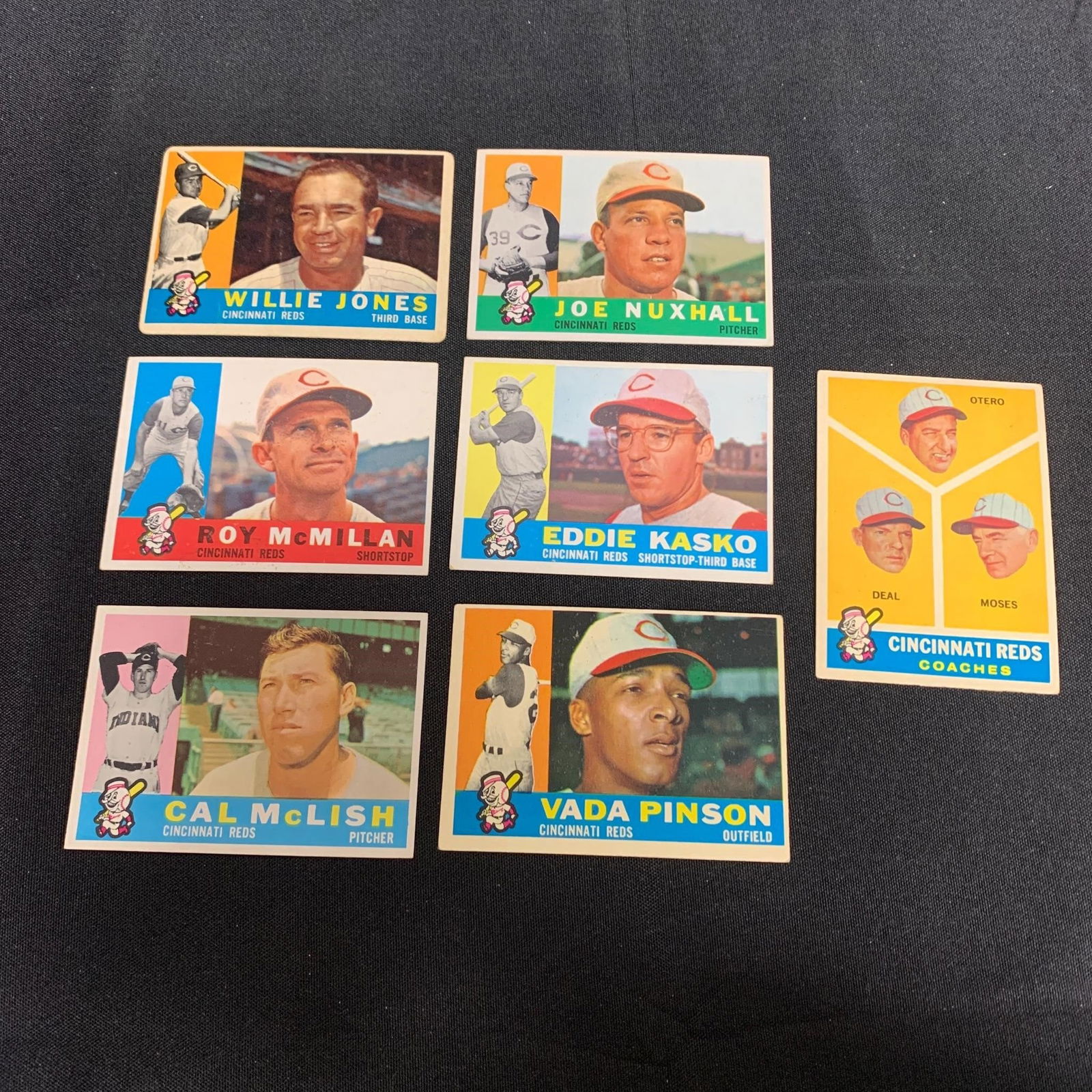 Reds 1960 Topps Baseball Cards (1 of 2)