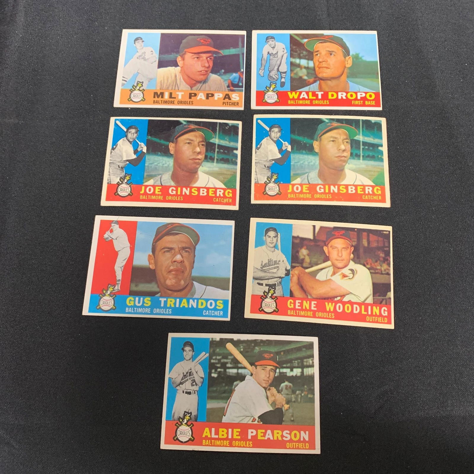 Orioles 1960 Topps Baseball Cards (1 of 2)
