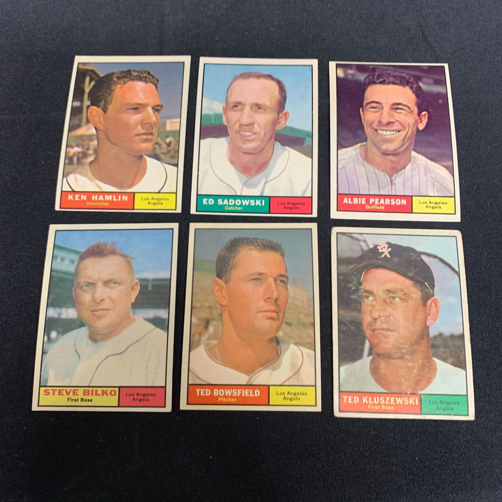 A. Angels 1961 Topps Baseball Cards (1 of 2)