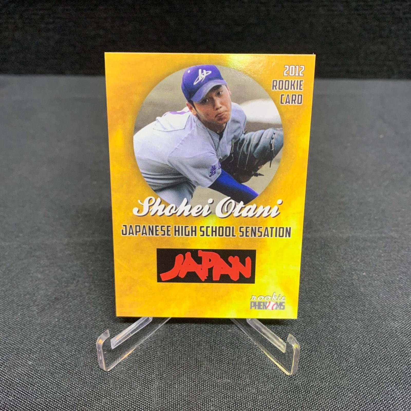 Shohei Ohtani 2012 Rookie Phenoms Rookie Gold Baseball Card: We are a veteran owned company. Please look at the pictures carefully to determine what you believe the condition of collectible is. We are currently accepting consignments. Email us a aeronhouse1994@