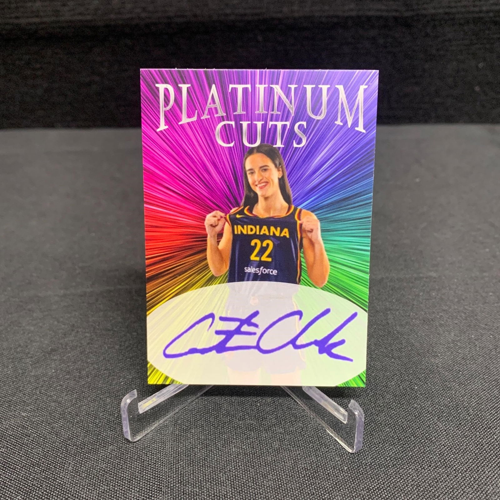 Caitlin Clark Platinum Cuts 1,000 Made (1 of 2)