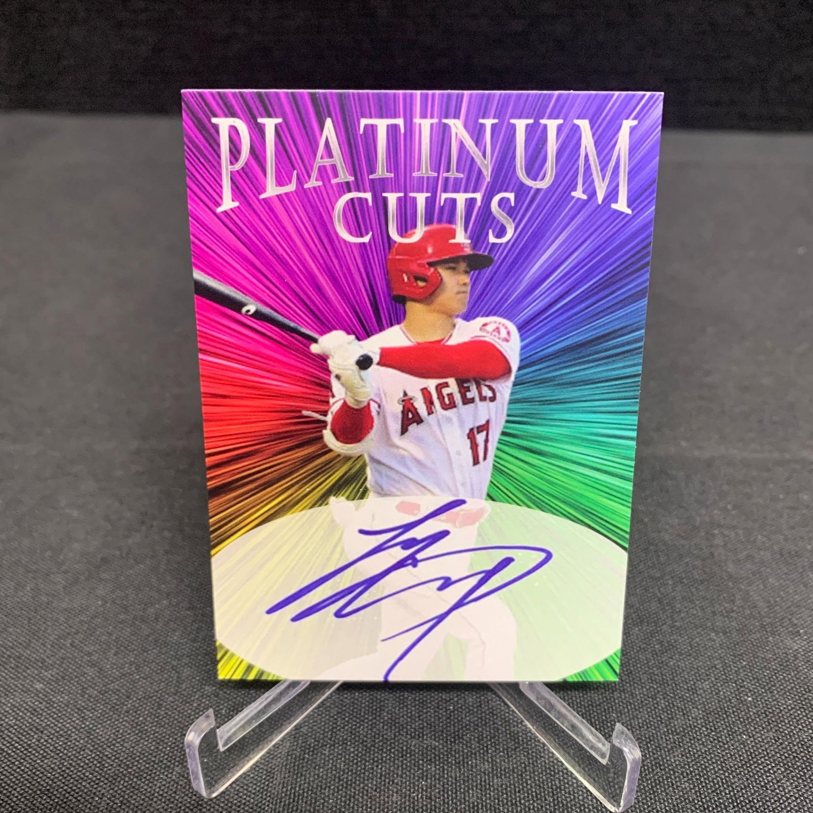 Shohei Ohtani Platinum Cuts Baseball Card (1 of 2)