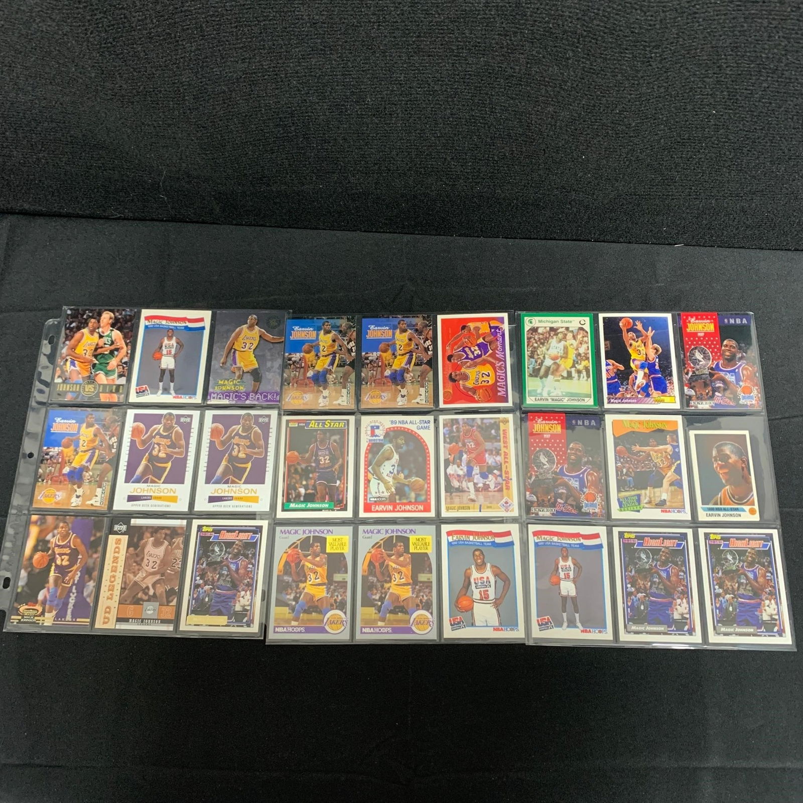 Lot of Magic Johnson Basketball Cards (1 of 5)