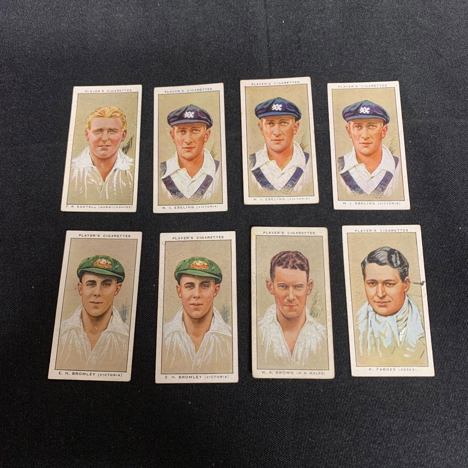 1934 Cricketers Sports Tobacco Cards (1 of 2)