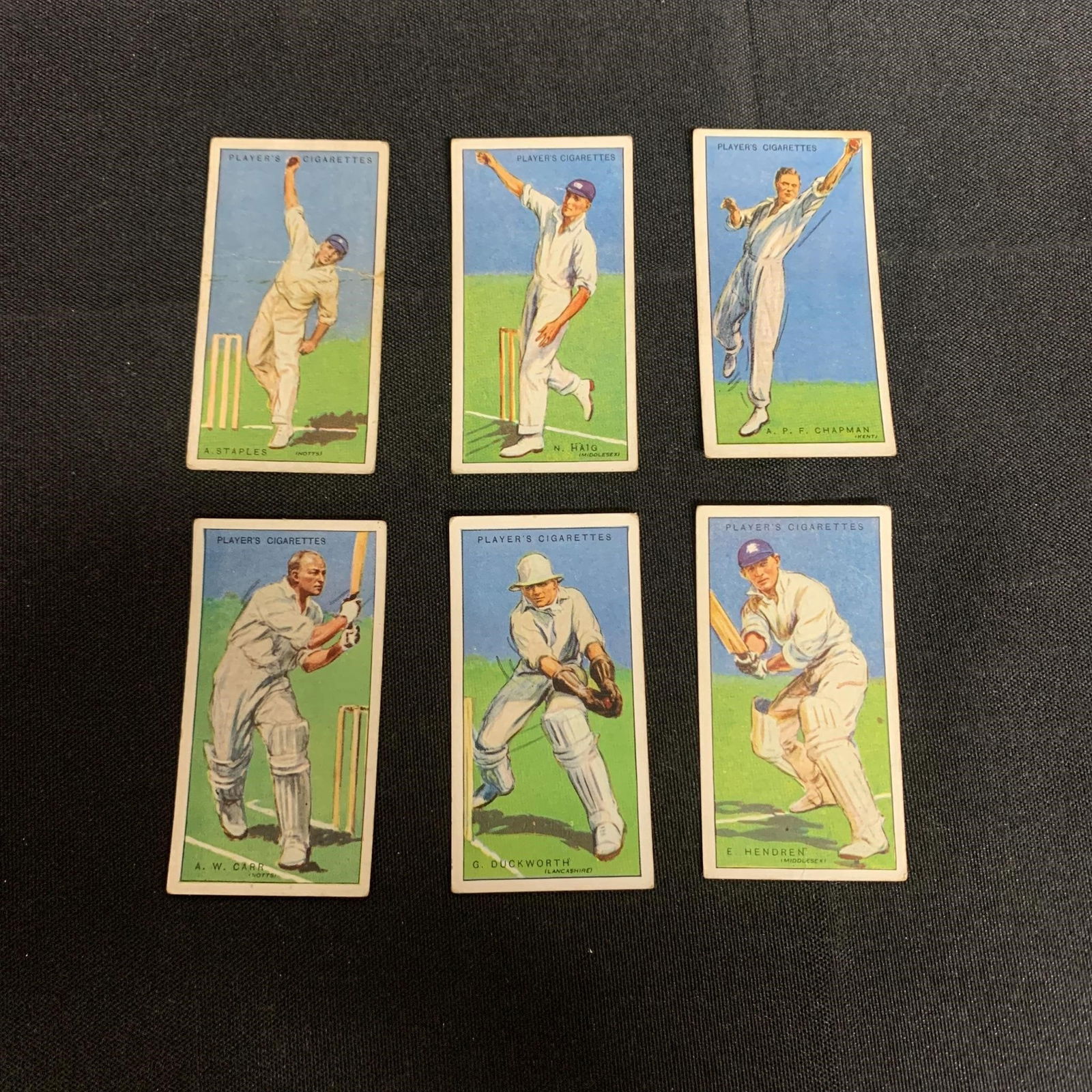 1930 Cricketers Tobacco Cards (1 of 2)