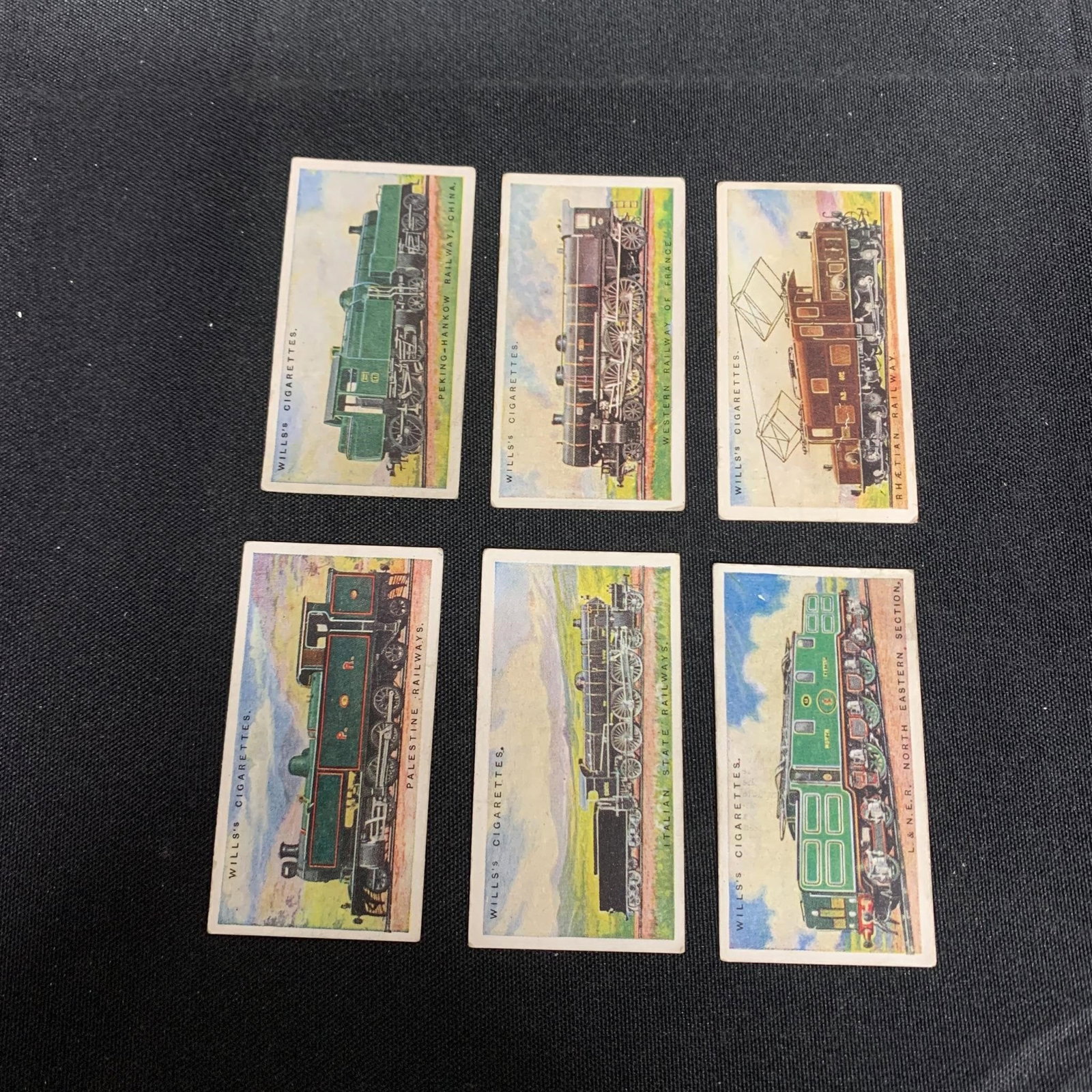 1936 Railway Engines Tobacco Cards: Wills' Cigarette Tobacco Cards. We are a veteran owned company. Please look at the pictures carefully to determine what you believe the condition of collectible is. We are currently accepting consignm