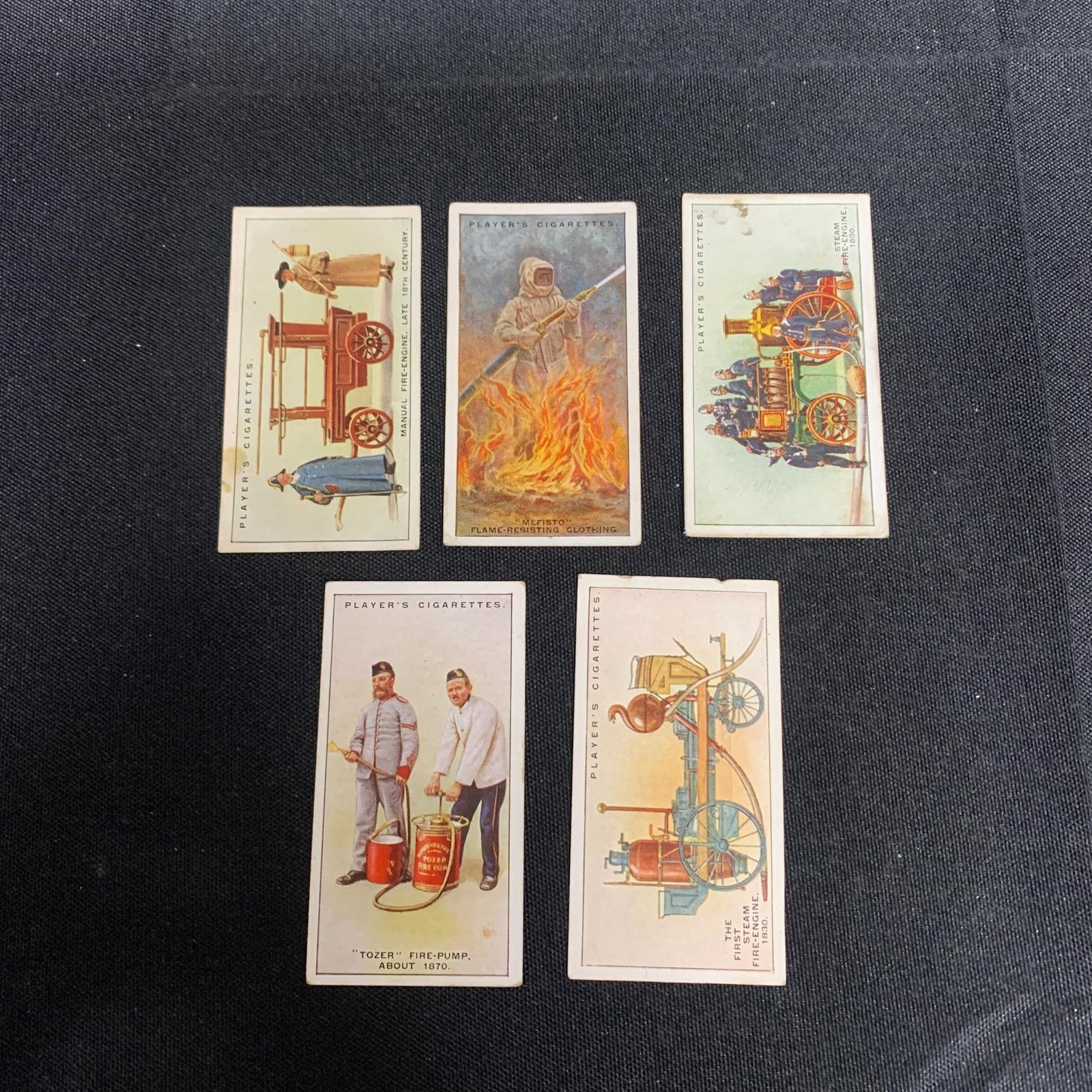 1930 Fire Fighting Tobacco Cards: Players Cigarettes Fire Fighting Appliances Tobacco Cards. We are a veteran owned company. Please look at the pictures carefully to determine what you believe the condition of collectible is. We are c