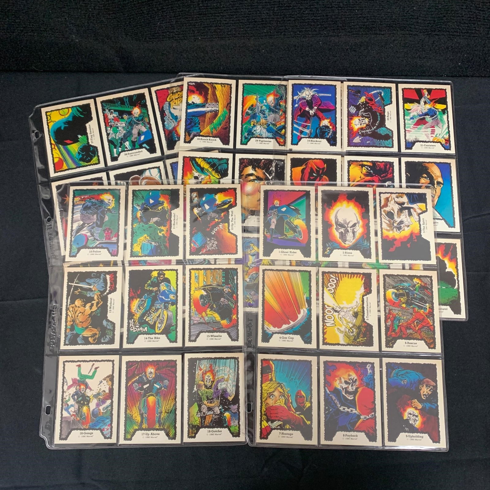 1990 Ghost Rider Complete Card Set (1 of 3)