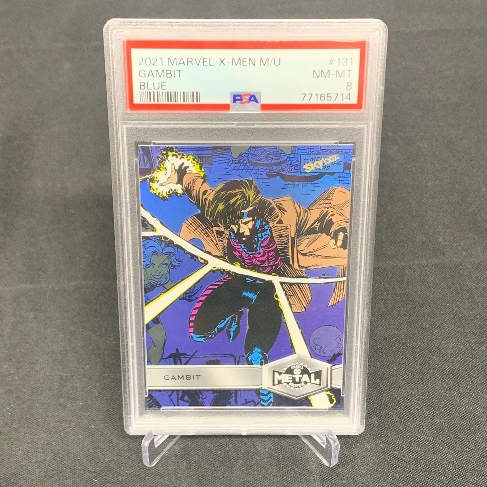 PSA 8 Gambit Blue Foil Card (1 of 2)