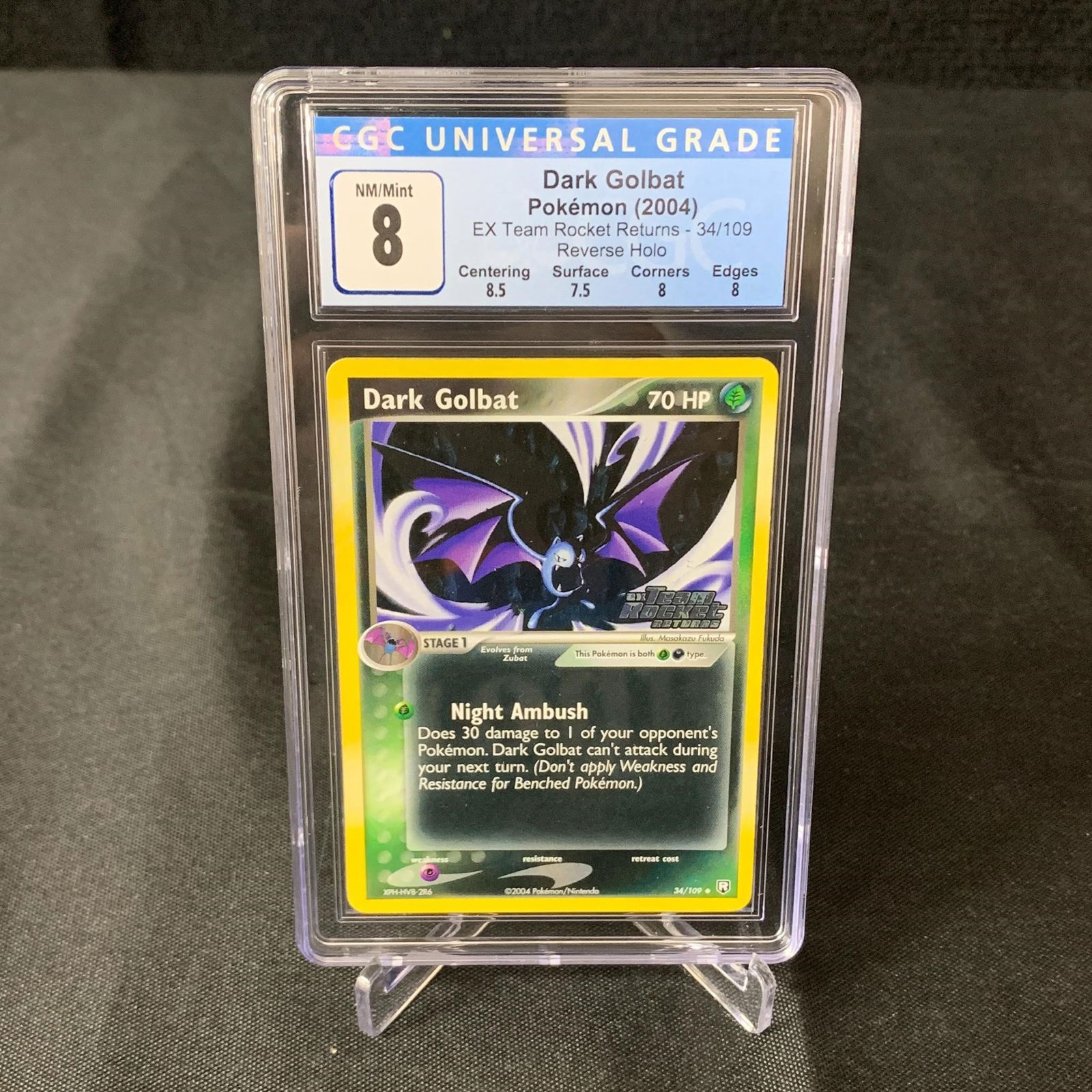 CGC 8 Dark Golbat RH Stamp (1 of 2)