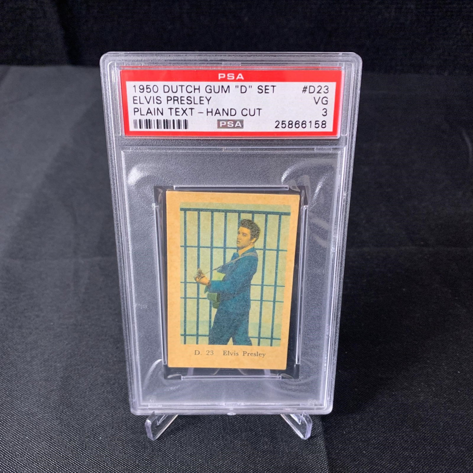 PSA 3 Elvis Presley 1950 Dutch Gum (1 of 2)