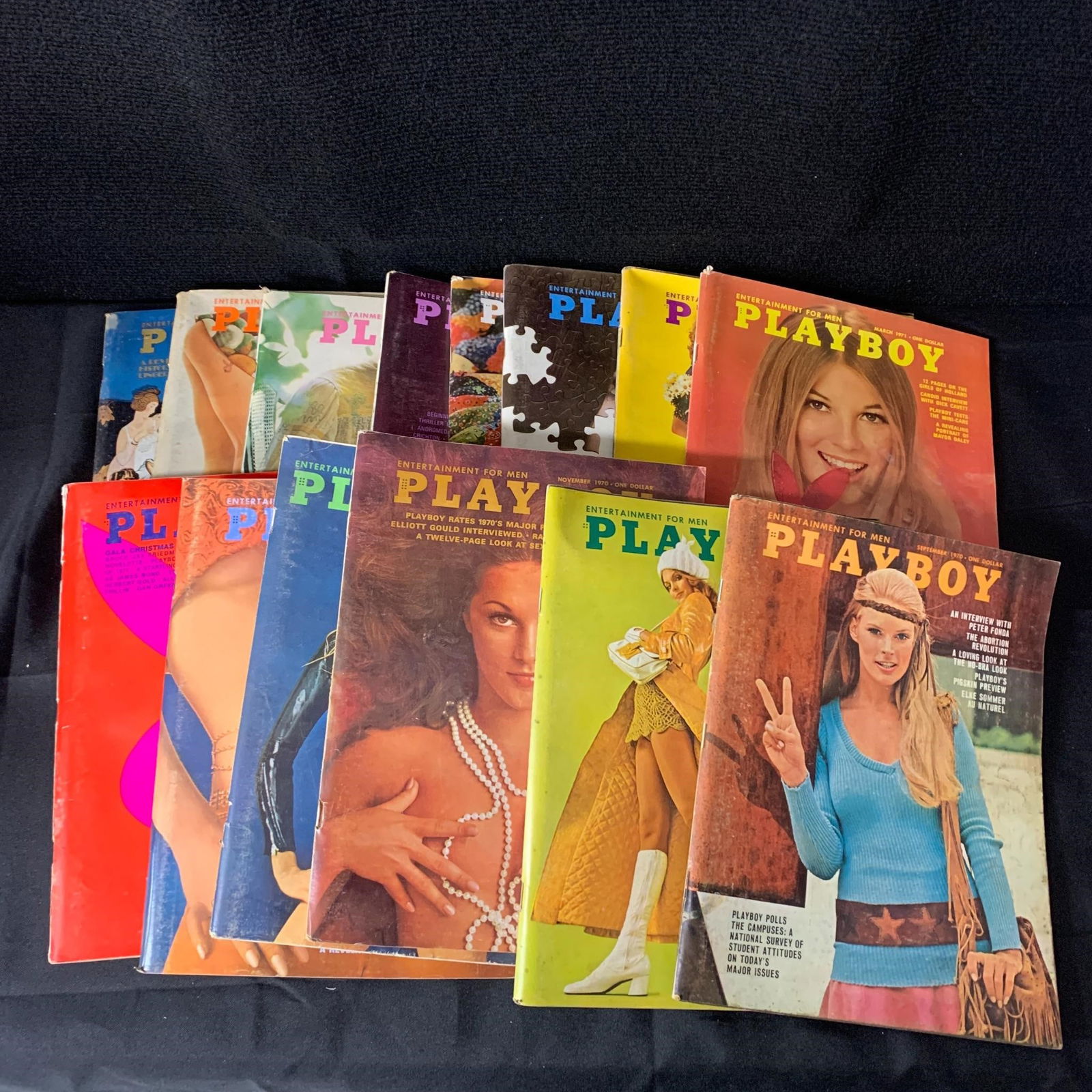 1970-72 Playboy Magazines (1 of 5)