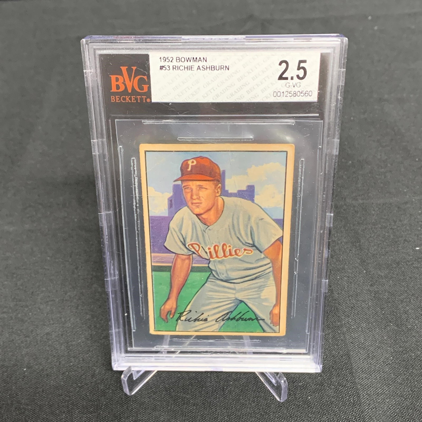 Beckett 2.5 Richie Ashburn 1952 Bowman (1 of 2)