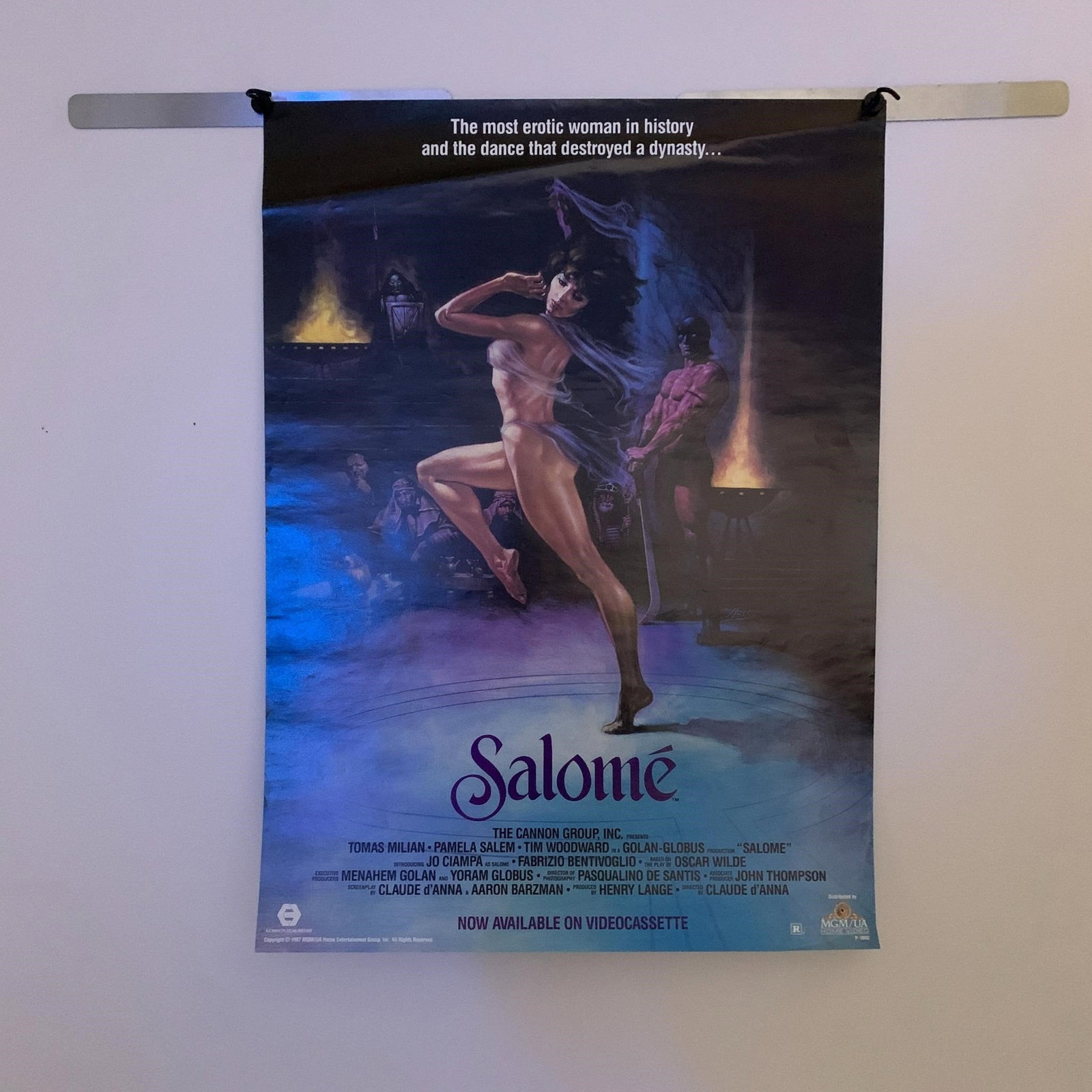 Salome Movie Poster: Promo for VHS Release of the film. We are a veteran owned company. Please look at the pictures carefully to determine what you believe the condition of collectible is. We are currently accepting consi