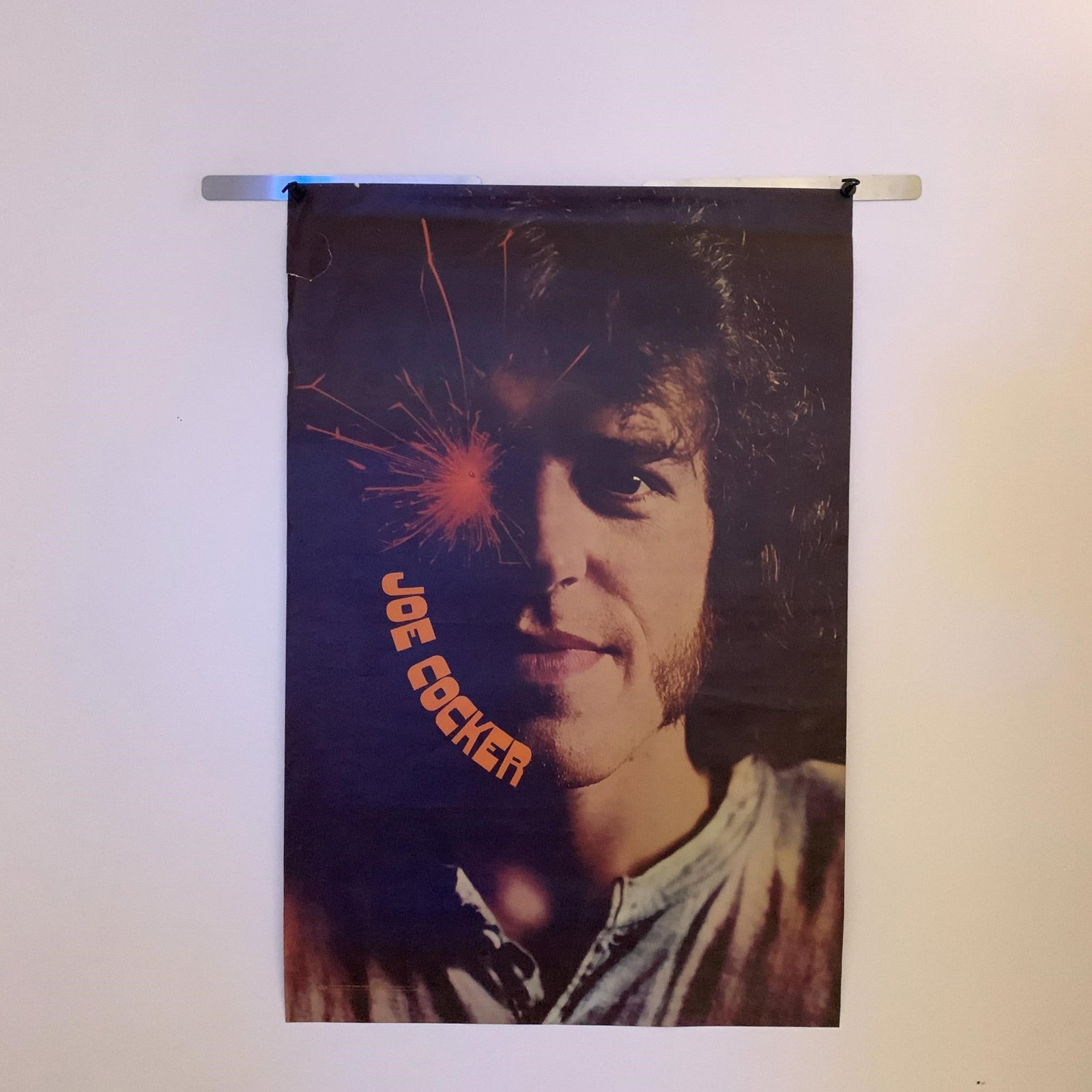 Joe Crocker Poster: Poster of the Musician Joe Crocker. We are a veteran owned company. Please look at the pictures carefully to determine what you believe the condition of collectible is. We are currently accepting cons