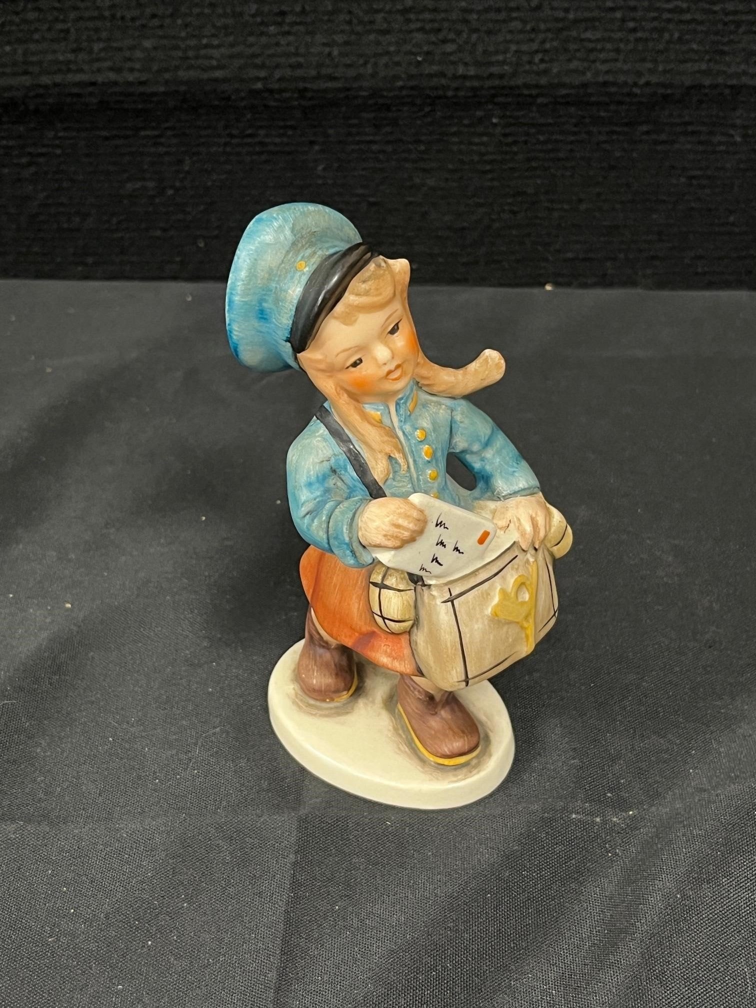 Hummel by Friedel 'Mail Girl': We are a veteran owned company. Please look at the pictures carefully to determine what you believe the condition of collectible is. We are currently accepting consignments. Email us a aeronhouse1994@