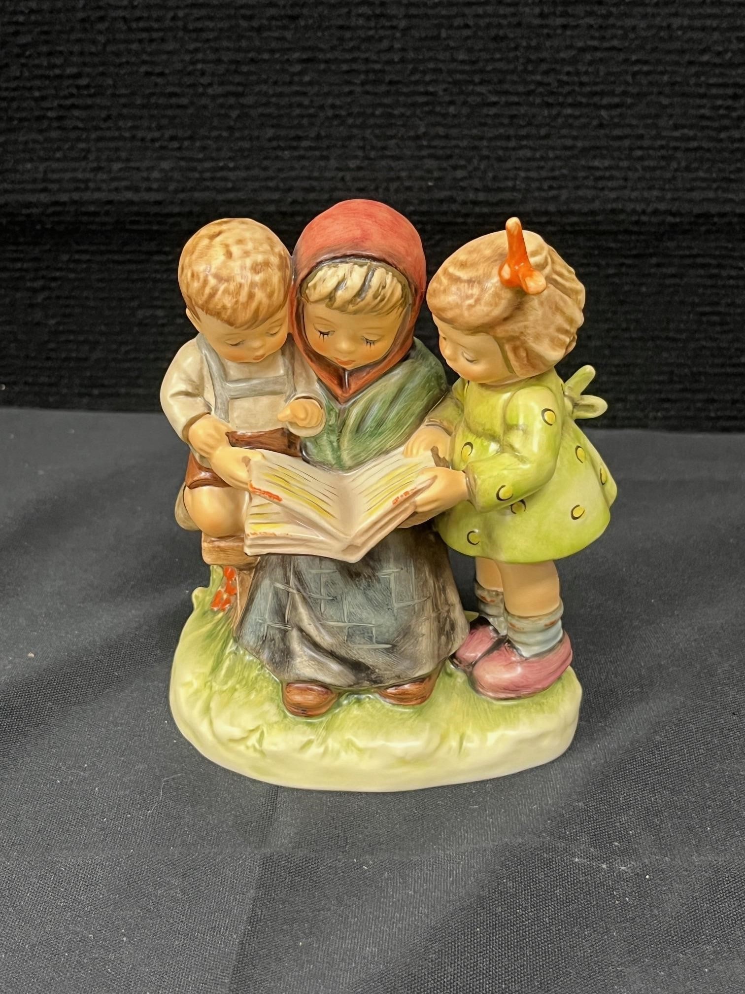 Hummel by W. Goebel 1st Issue 'Reading': We are a veteran owned company. Please look at the pictures carefully to determine what you believe the condition of collectible is. We are currently accepting consignments. Email us a aeronhouse1994@