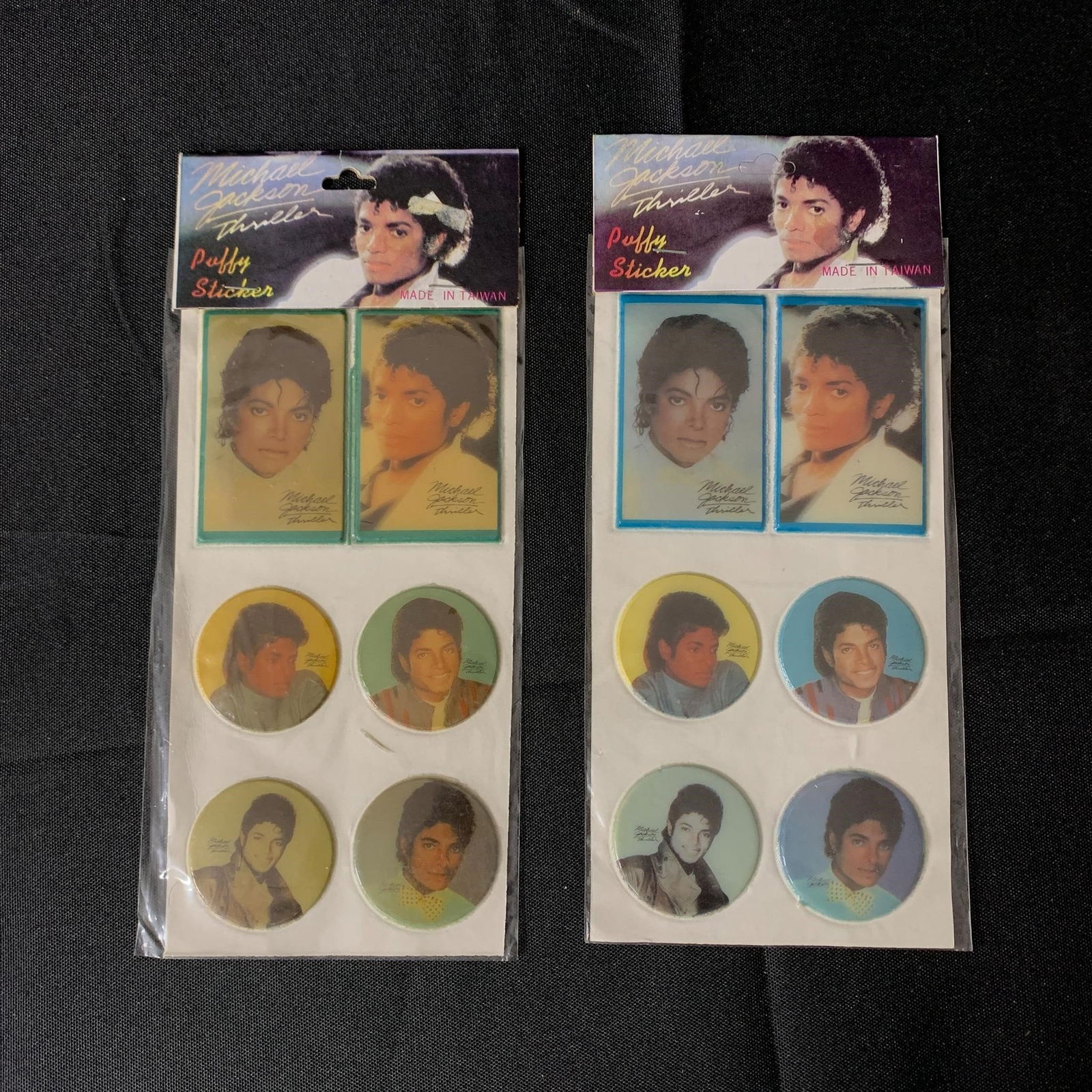 Michael Jackson Thriller Puffy Stickers Sealed (1 of 2)