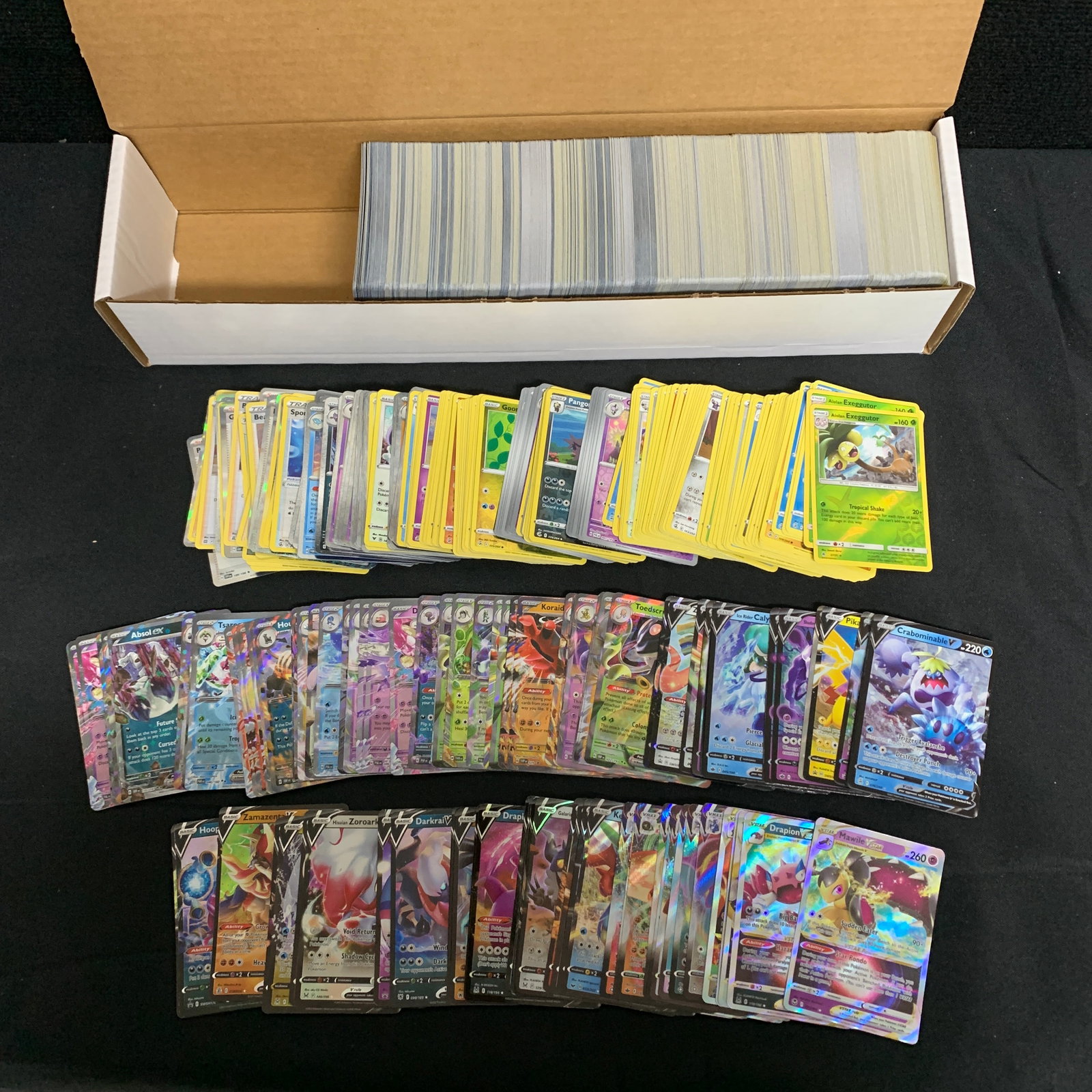 Bulk Pokemon Card lot 1200, Vs, VMAX, VSTAR + (1 of 6)