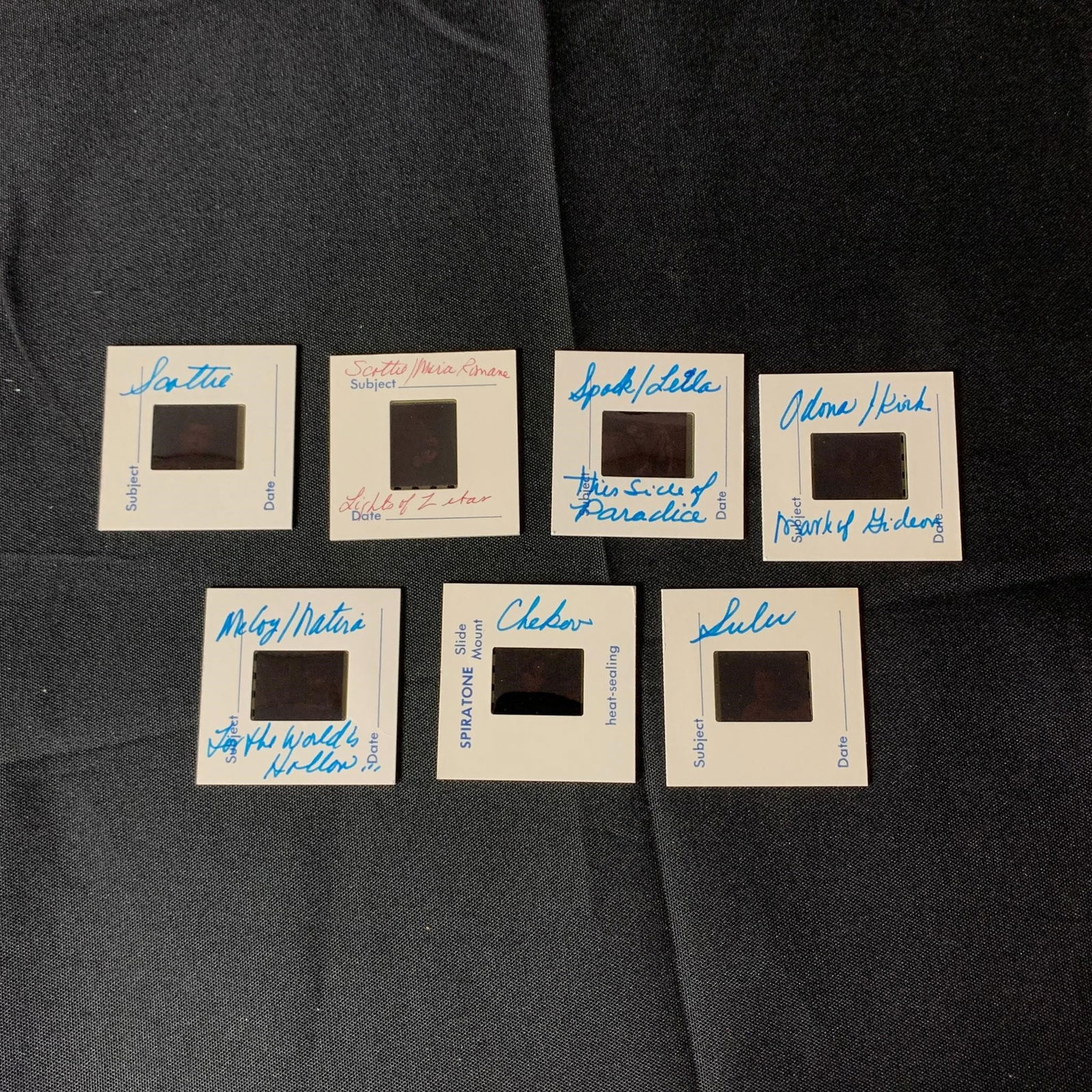 Star Trek Original 1st Season Production Film Cels (1 of 4)