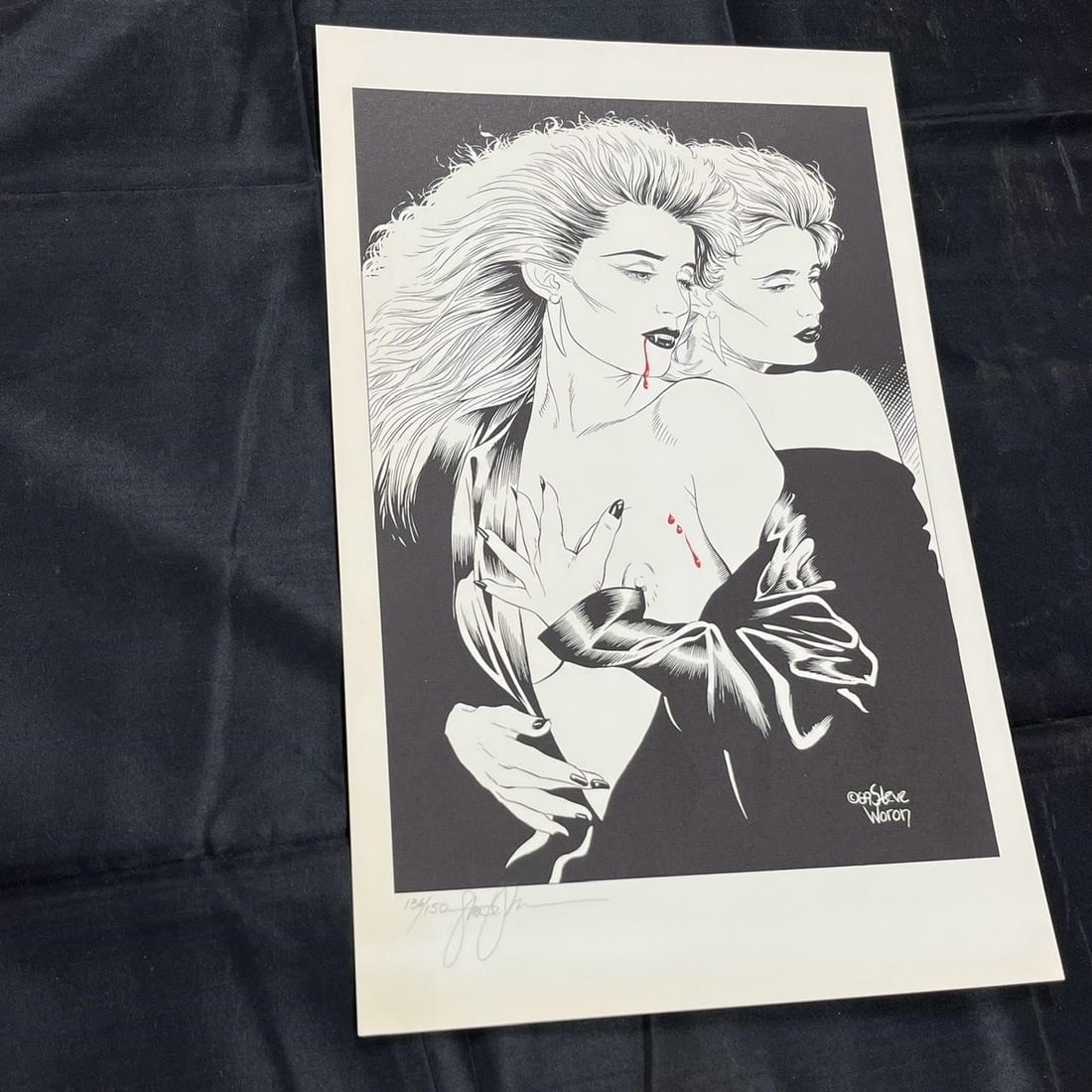 Steve Woron Signed B&W Print (1 of 3)