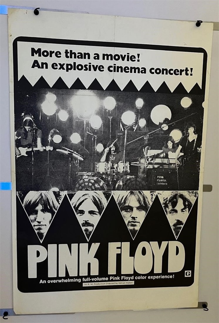 Pink Floyd Concert Movie Poster (1 of 3)