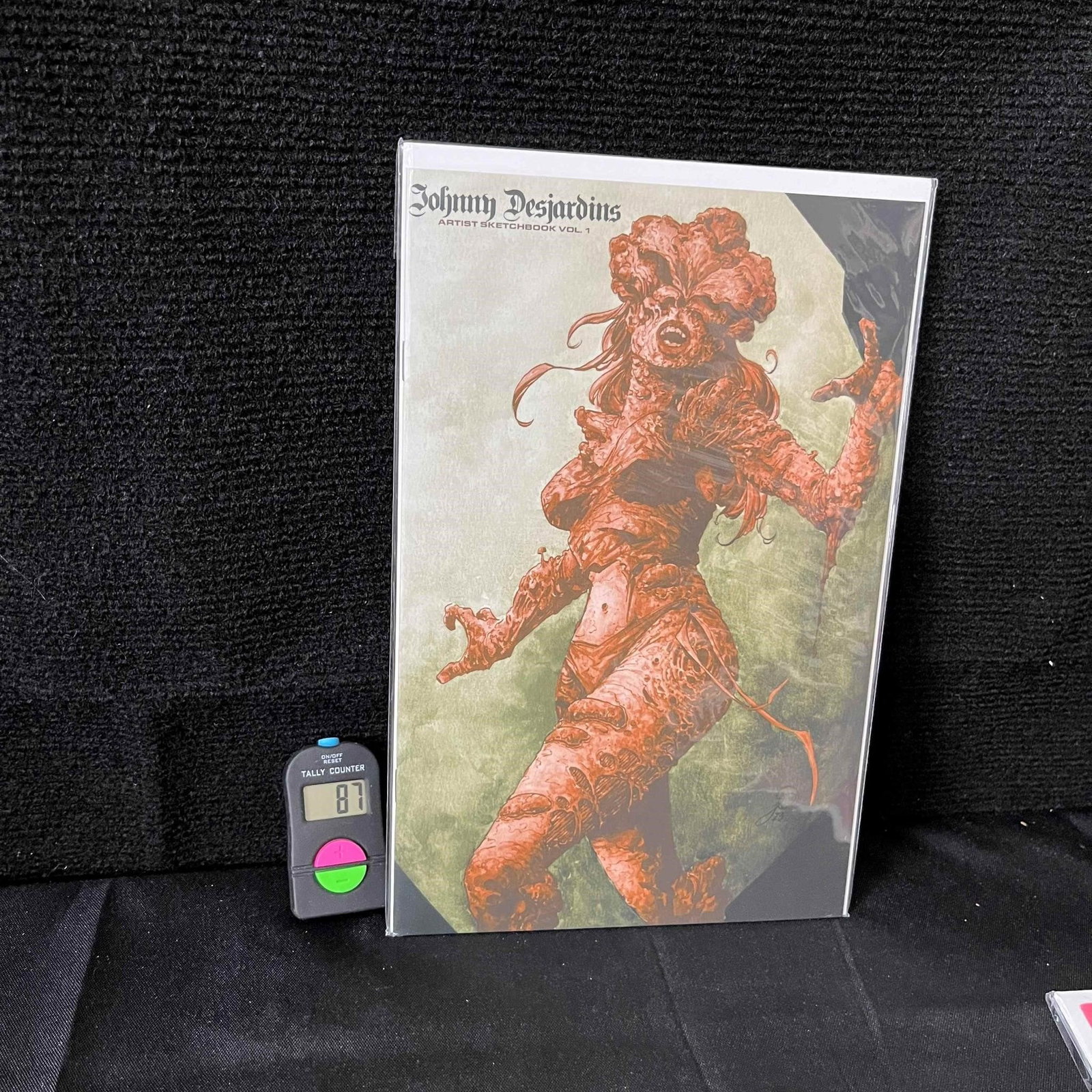 Johnny Desjardins Sketchbook #151/400: Johnny Desjardins artist sketchbook vol. 1 individually numbered 151/400. We are a veteran owned company. Please look at the pictures carefully to determine what you believe the condition of collectib