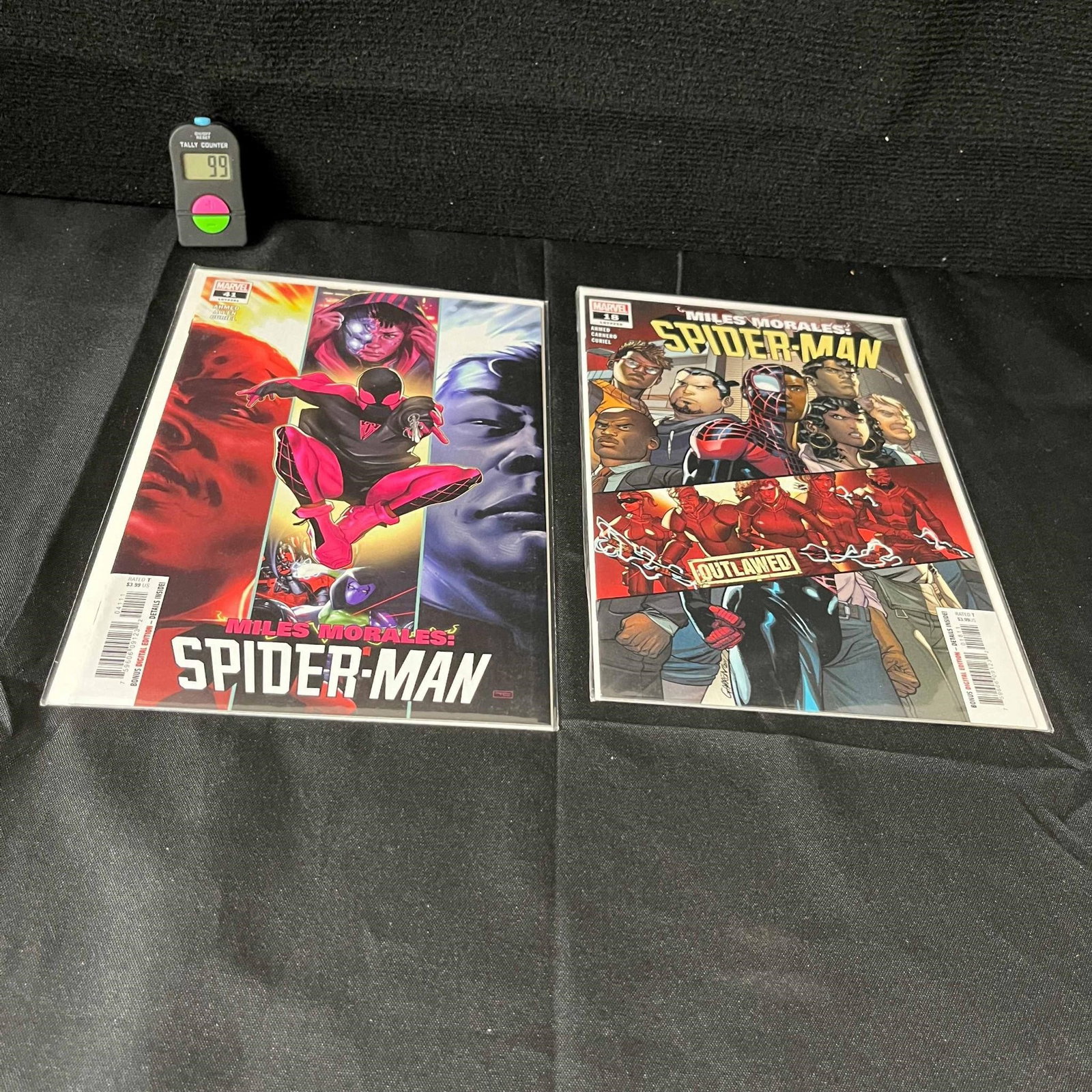 Miles Morales Spider-man Comics: We are a veteran owned company. Please look at the pictures carefully to determine what you believe the condition of collectible is. We are currently accepting consignments. Email us a aeronhouse1994@