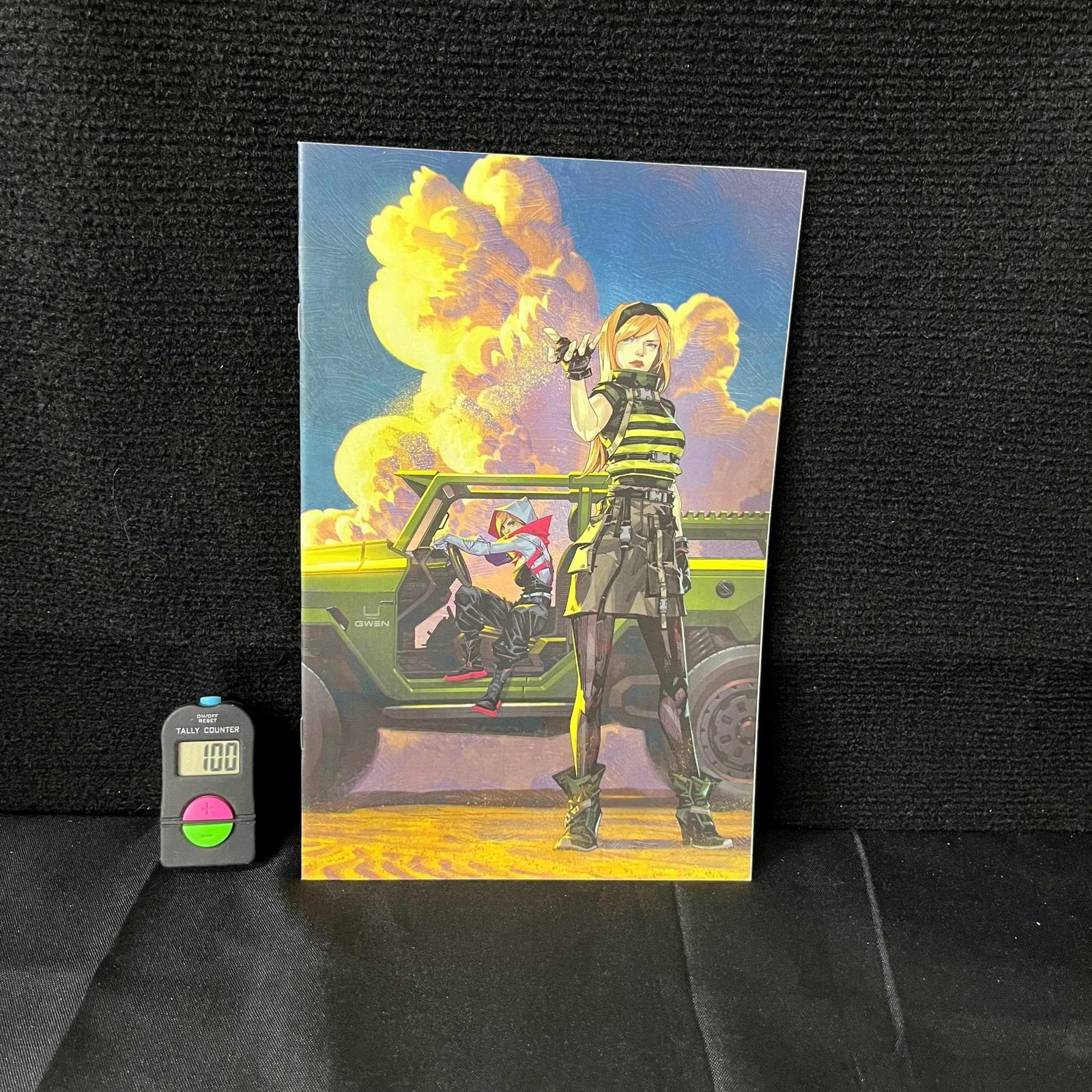Spider-Gwen Shadow Clones 4 Virgin Variant: We are a veteran owned company. Please look at the pictures carefully to determine what you believe the condition of collectible is. We are currently accepting consignments. Email us a aeronhouse1994@