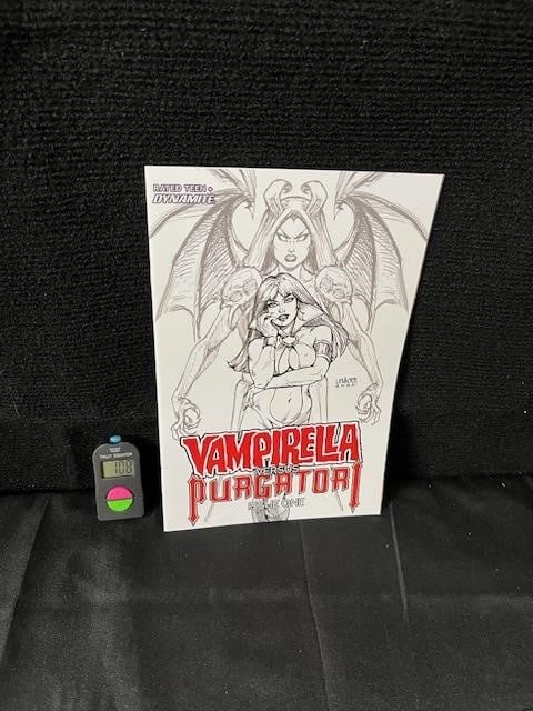 Vampirella vs. Purgatori 1 Linsner Sketch Variant: We are a veteran owned company. Please look at the pictures carefully to determine what you believe the condition of collectible is. We are currently accepting consignments. Email us a aeronhouse1994@