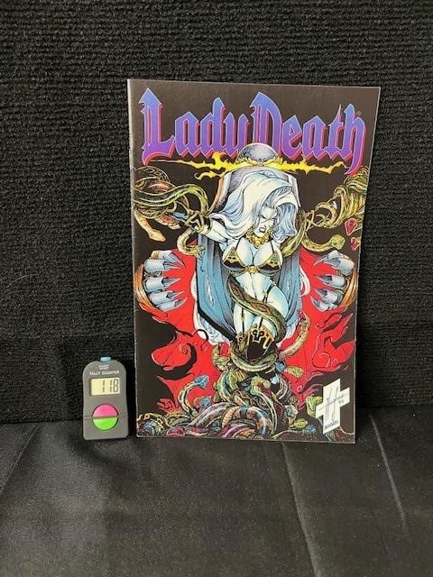 Lady Death the Crucible 2: We are a veteran owned company. Please look at the pictures carefully to determine what you believe the condition of collectible is. We are currently accepting consignments. Email us a aeronhouse1994@