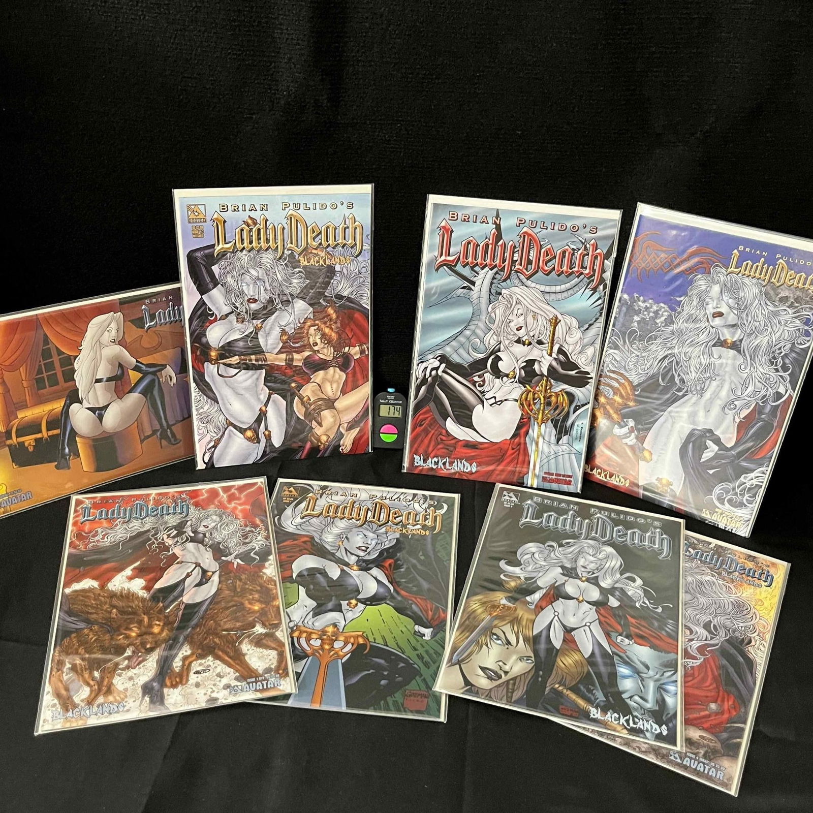 Lady Death Black Lands Comics w/Variant Covers (1 of 1)