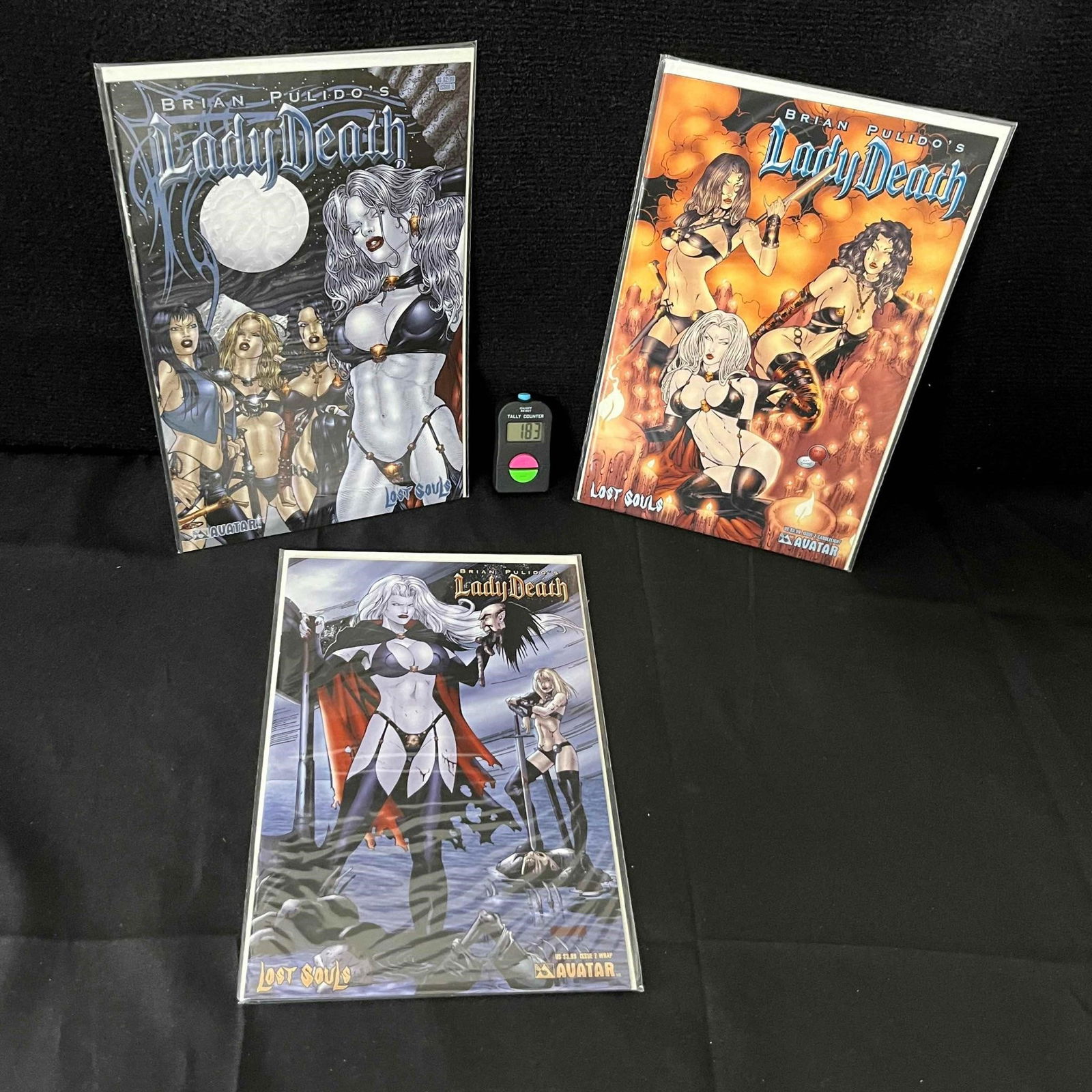 Lady Death Lost Souls Comics w/ Variant Covers (1 of 1)