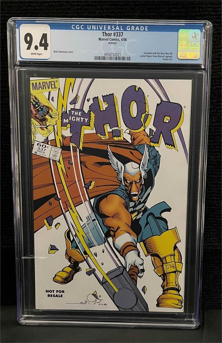 Thor 337 Action Figure Promo CGC 9.4 (1 of 1)
