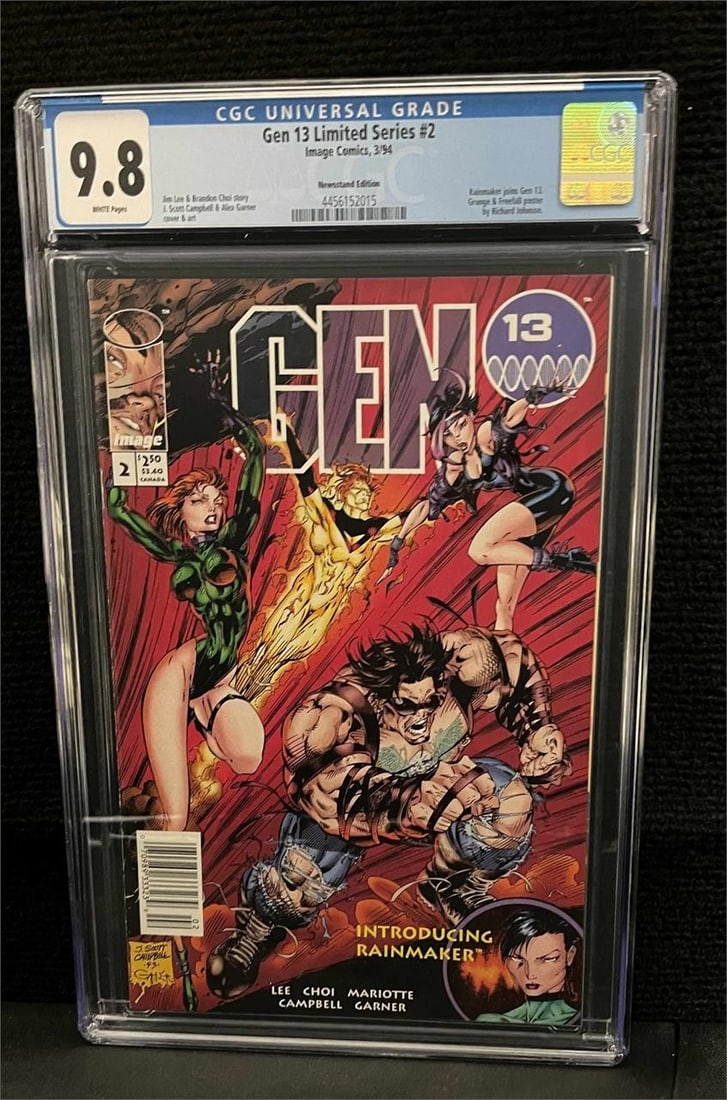 Gen 13 Limited Series 2 Newsstand Ed CGC 9.8 (1 of 1)
