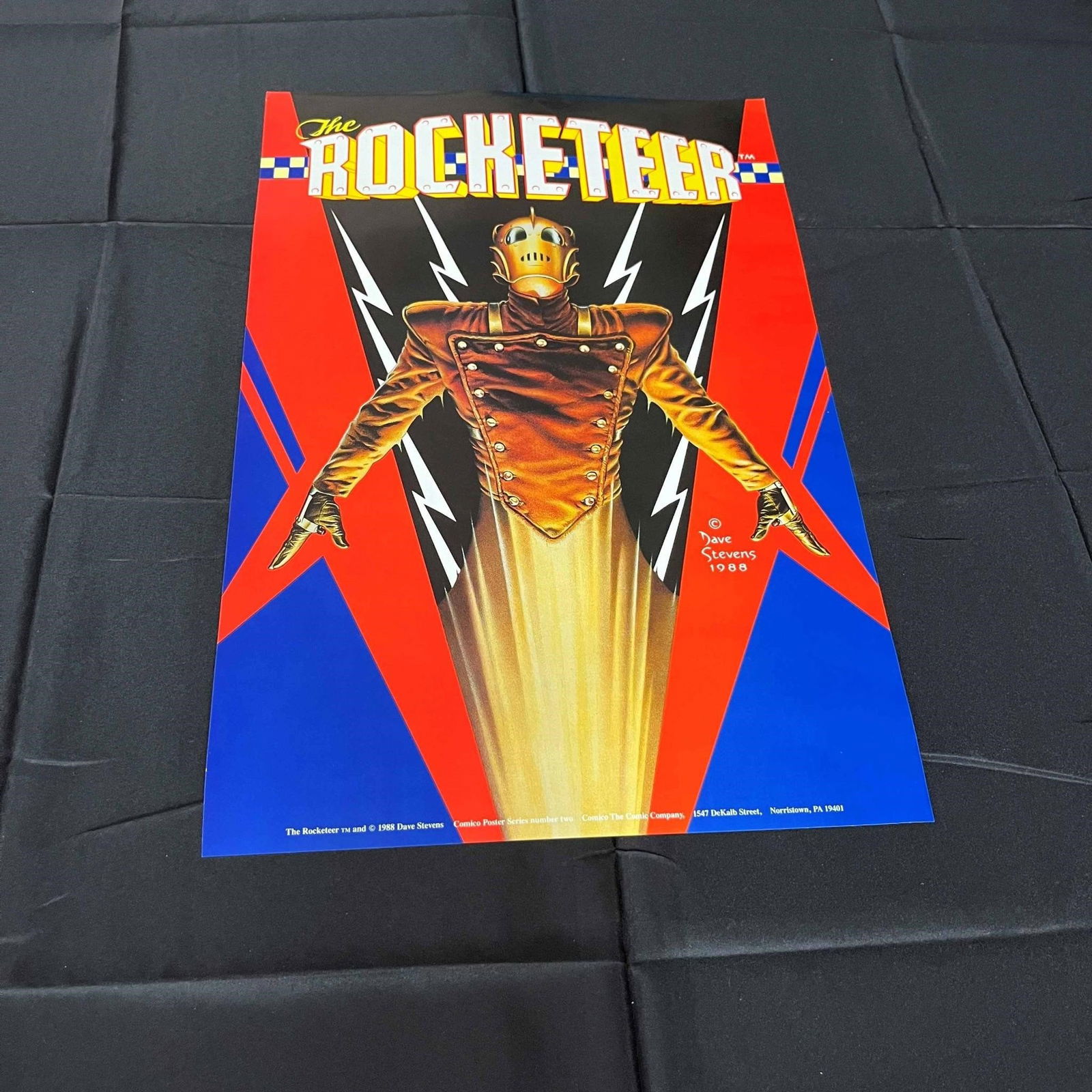Rocketeer Promo Poster Feat. Dave Stevens Art (1 of 1)