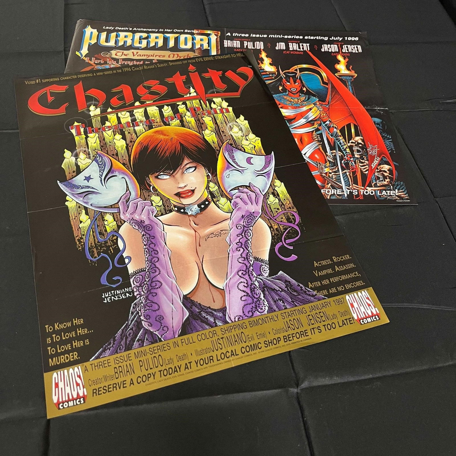 Chastity & Purgatori Comic Promo Posters (1 of 2)