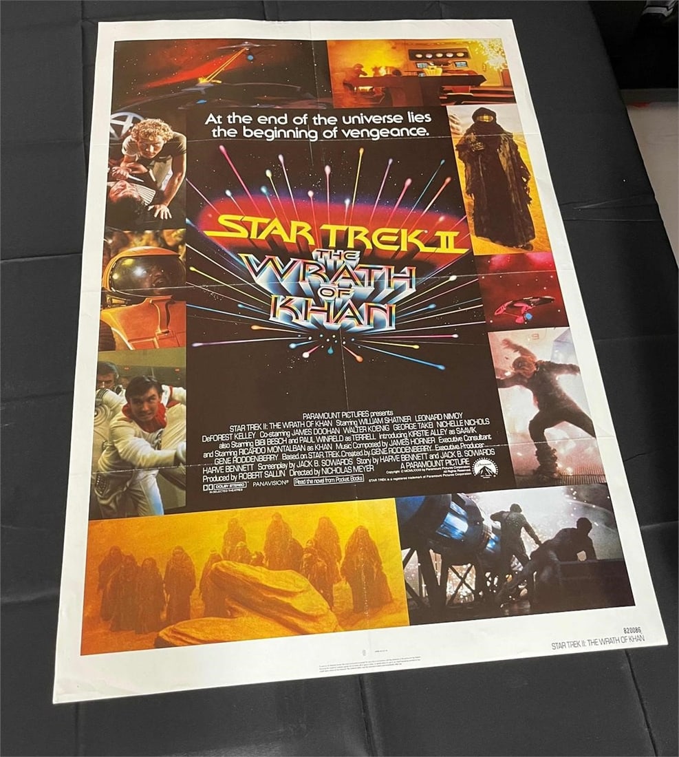 Star Trek Wrath of Khank Original Movie Poster (1 of 1)