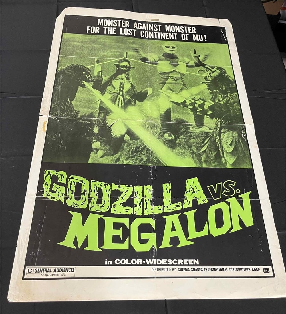 Godzilla vs. Megalon One Sheet Movie Poster (1 of 3)
