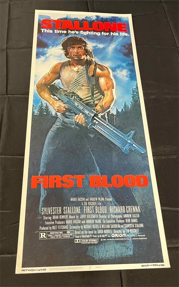 Rambo Original Insert Rolled Movie Poster (1 of 1)
