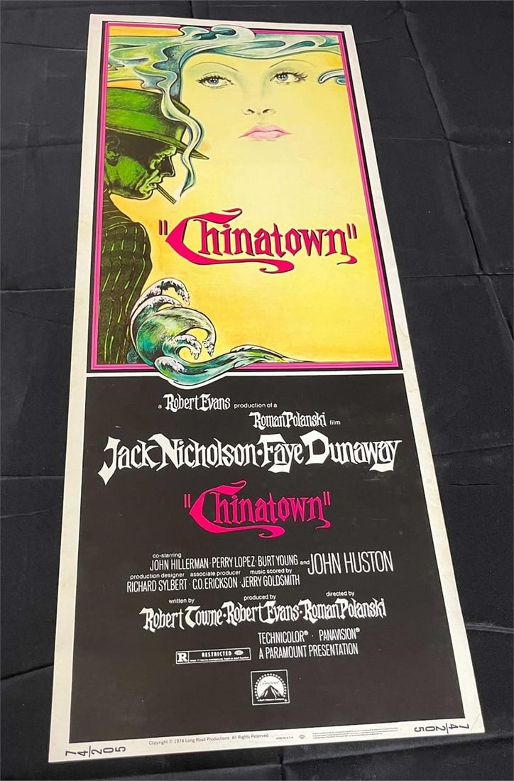 Chinatown Jack Nicholas Insert Rolled Movie Poster (1 of 1)